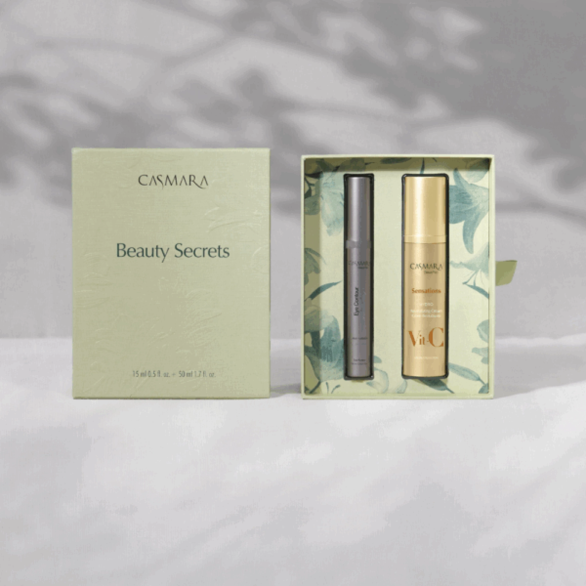 Beauty Secret Box | Age Defense Hydro Nutri Anti-aging 360º Cream 50ml + Anti – Pufiness & Dark Circles 15ml - Casmara ®