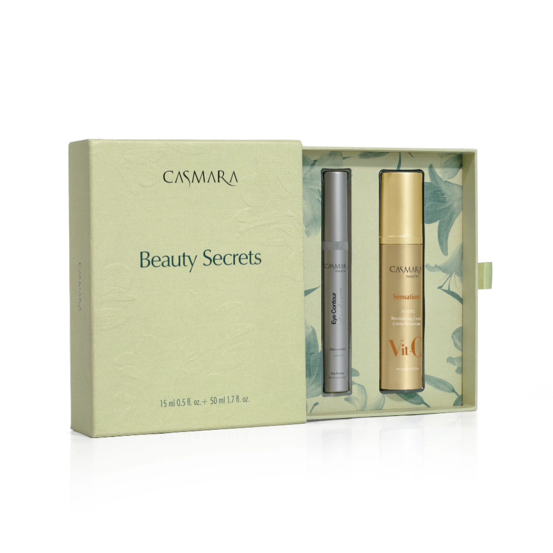 Beauty Secret Box | Age Defense Hydro Nutri Anti-aging 360º Cream 50ml + Anti – Pufiness & Dark Circles 15ml - Casmara ®