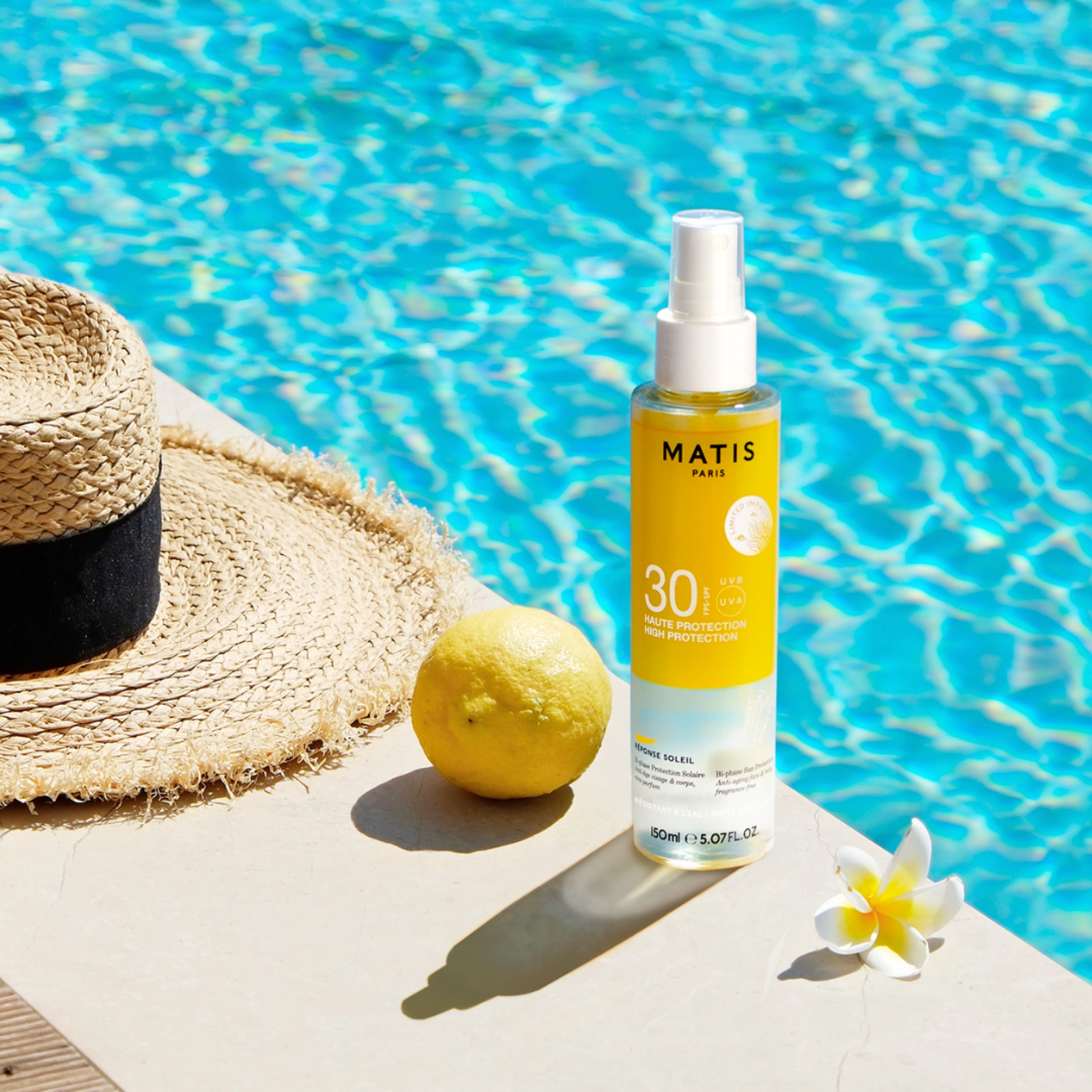 Bi-Phase Protection Solaire | Protector Solar Bifásico SPF30 150 ml – Réponse Soleil – Matis Paris ®