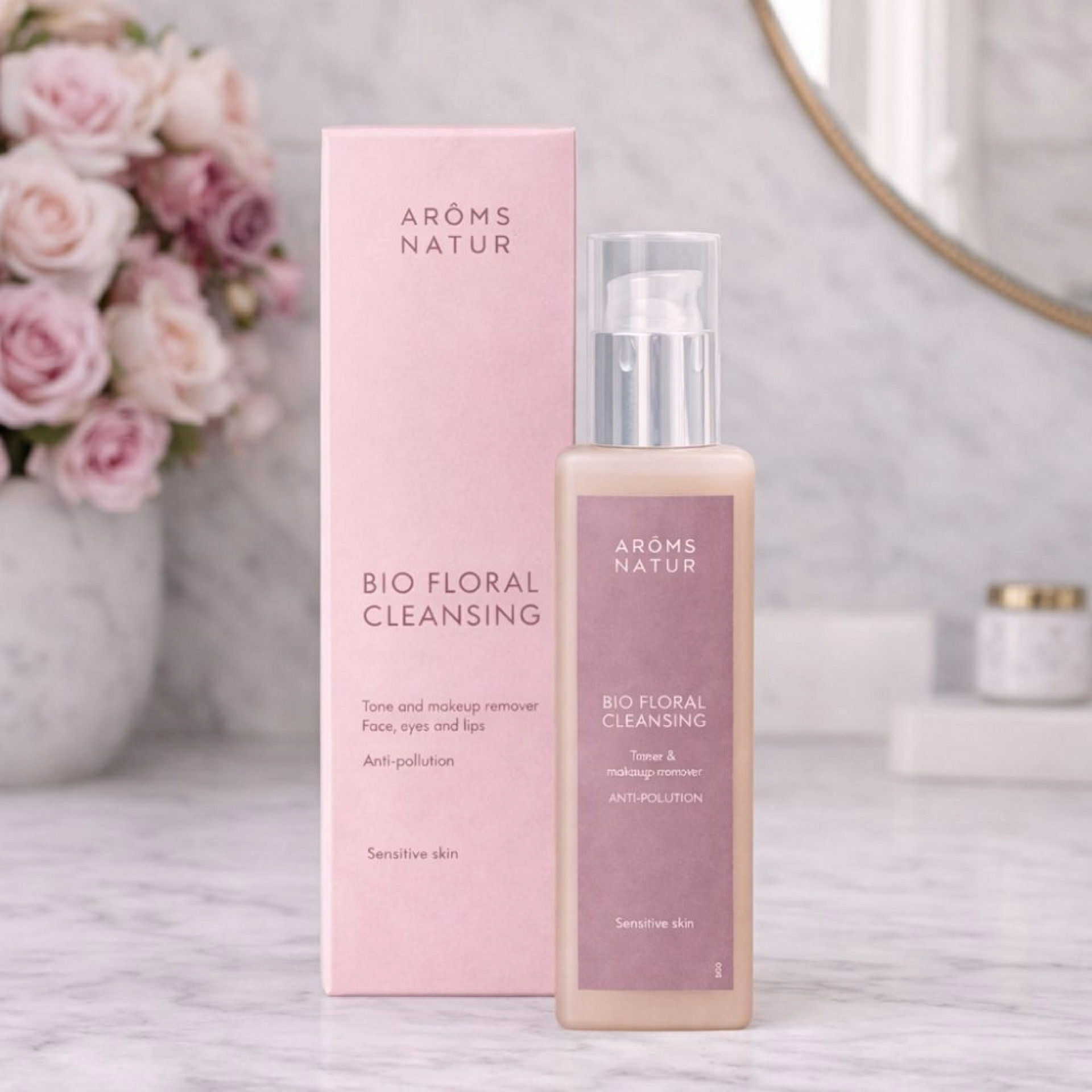 Bio Floral Cleansing | Tónico desmaquillante 200ml - Happiness Cosmetics - Arôms Natur ®