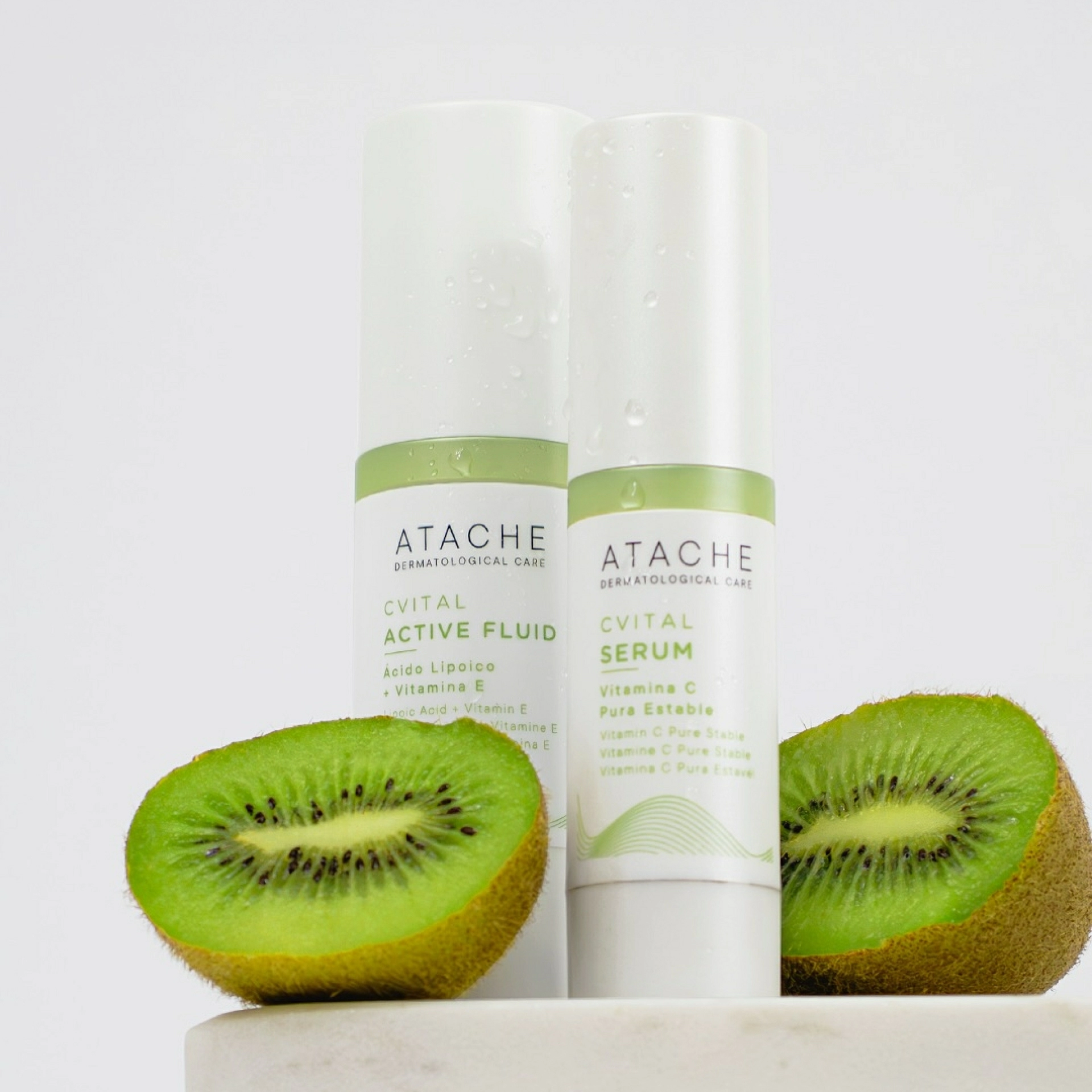Biological Triple Antioxidant Night Protector | Serum 15 ml + Fluido 30 ml Antioxidantes - CVital - Atache ®