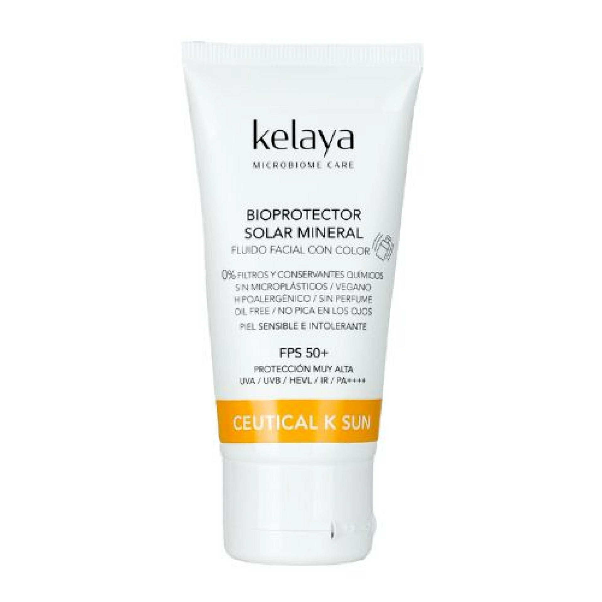 BIOPROTECTOR SOLAR FACIAL neutro o con color 50ml - Ceutical K Sun - Kelaya ®