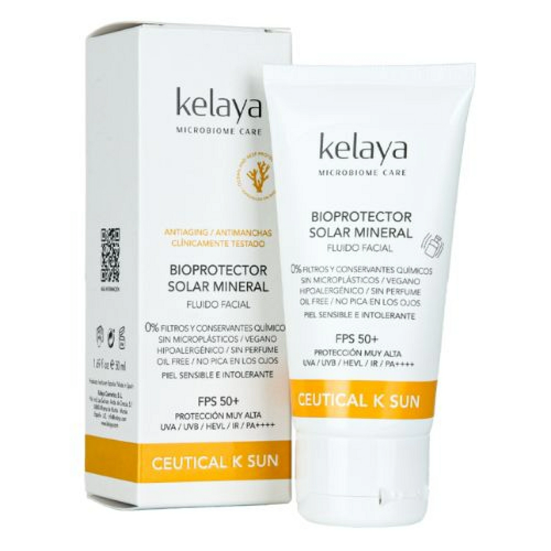 BIOPROTECTOR SOLAR FACIAL neutro o con color 50ml - Ceutical K Sun - Kelaya ®