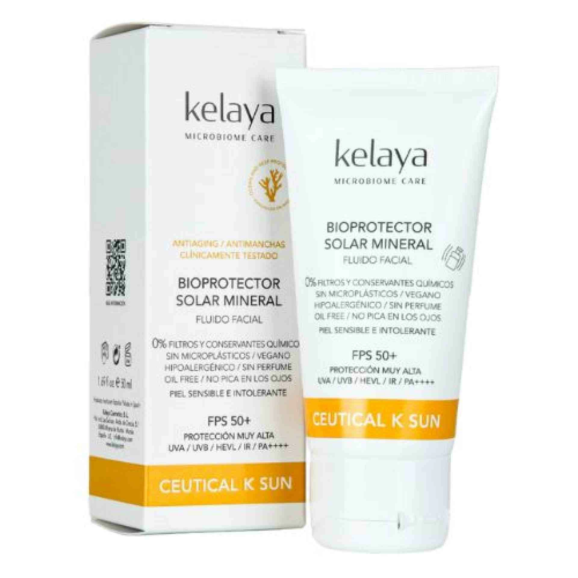 BIOPROTECTOR SOLAR FACIAL neutro o con color 50ml - Ceutical K Sun - Kelaya ®