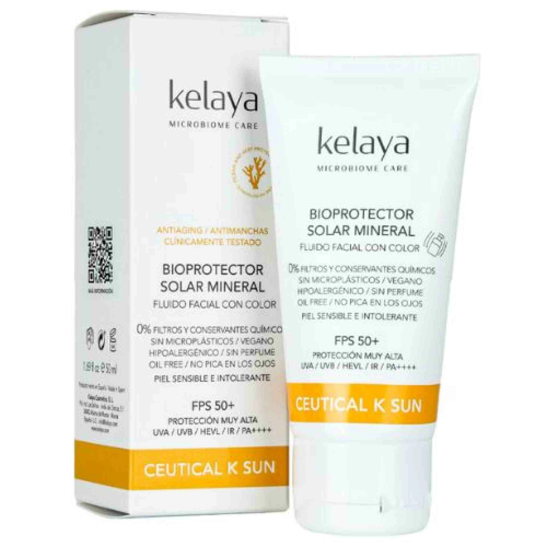 BIOPROTECTOR SOLAR FACIAL neutro o con color 50ml - Ceutical K Sun - Kelaya ®