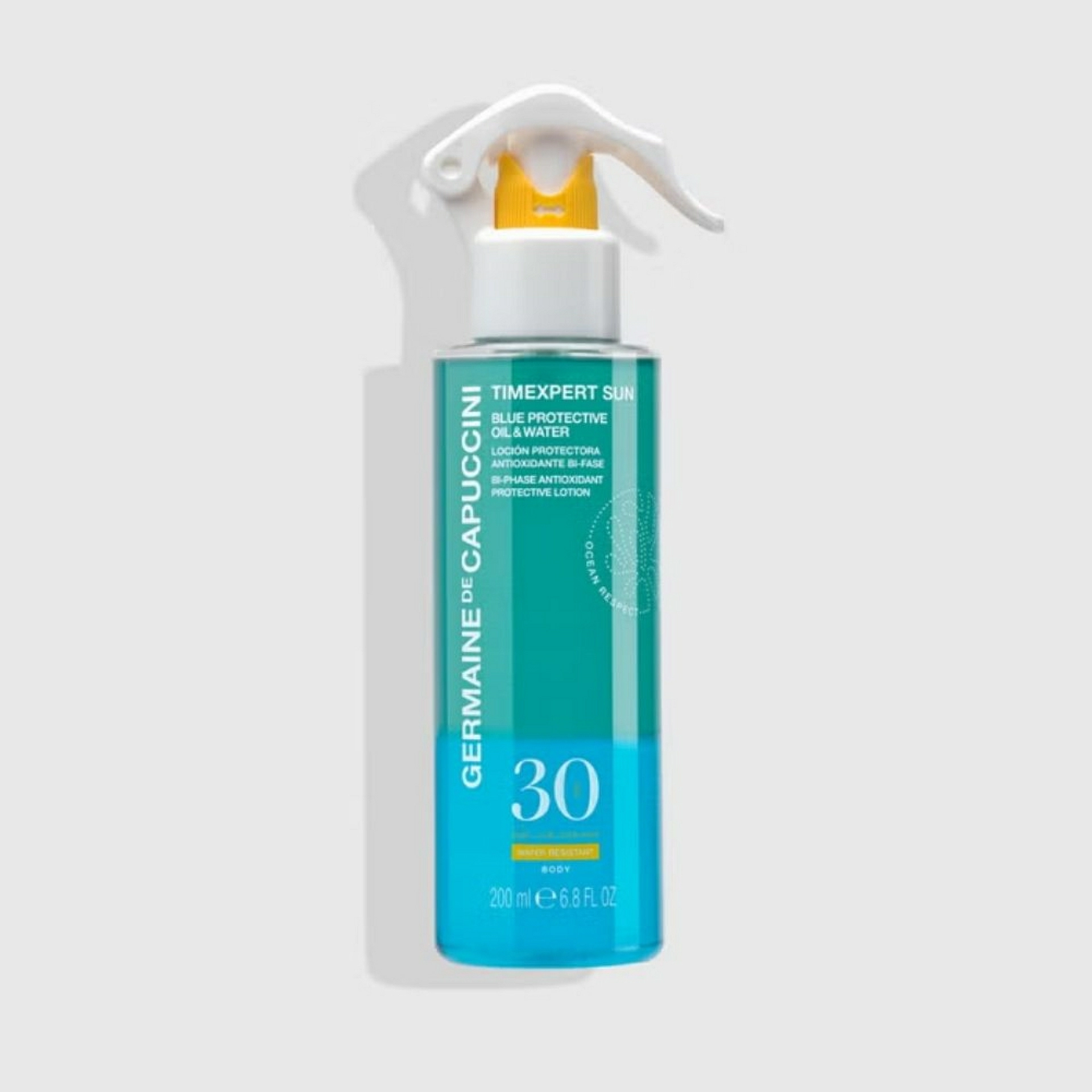 Blue Protective Oil & Water SPF30 | Loción protectora 200 ml - Timexpert Sun - Germaine de Capuccini ®