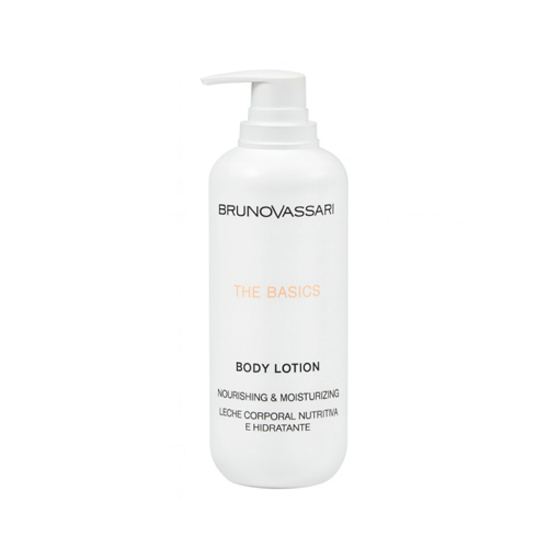 Body Lotion | Leche corporal nutritiva 500ml - The Basics - Bruno Vassari ®