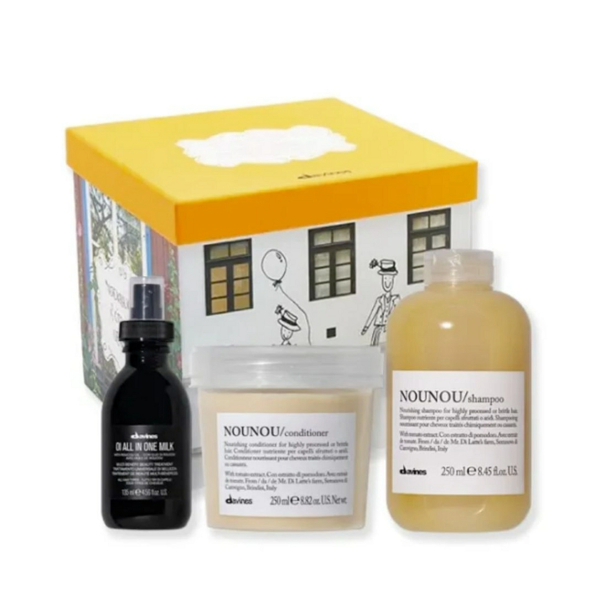 Box Nounou - OI Davines  Champú + Acondicionador + Tratamiento - Davines ®