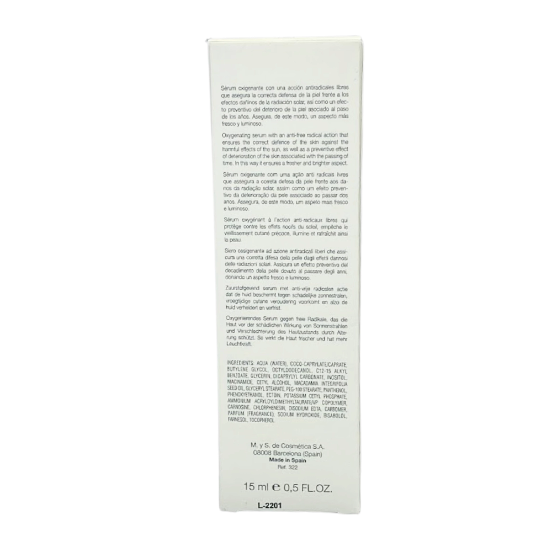 Breathing Skin Serum | Sérum oxigenante 15ml - Boosters - Bruno Vassari ®