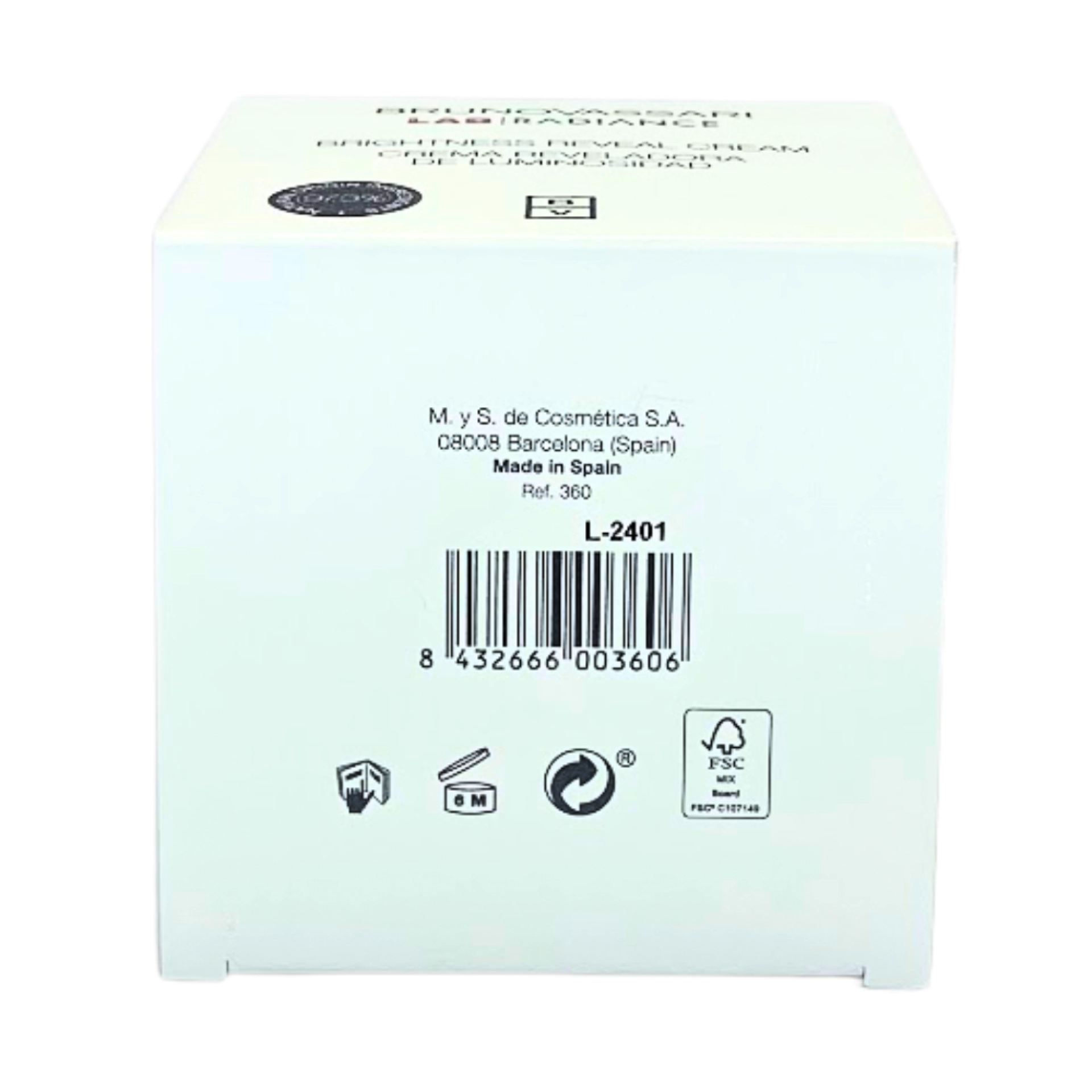 Brightness Reveal Cream | Crema iluminadora 50ml -  Lab Radiance - Bruno Vassari ®