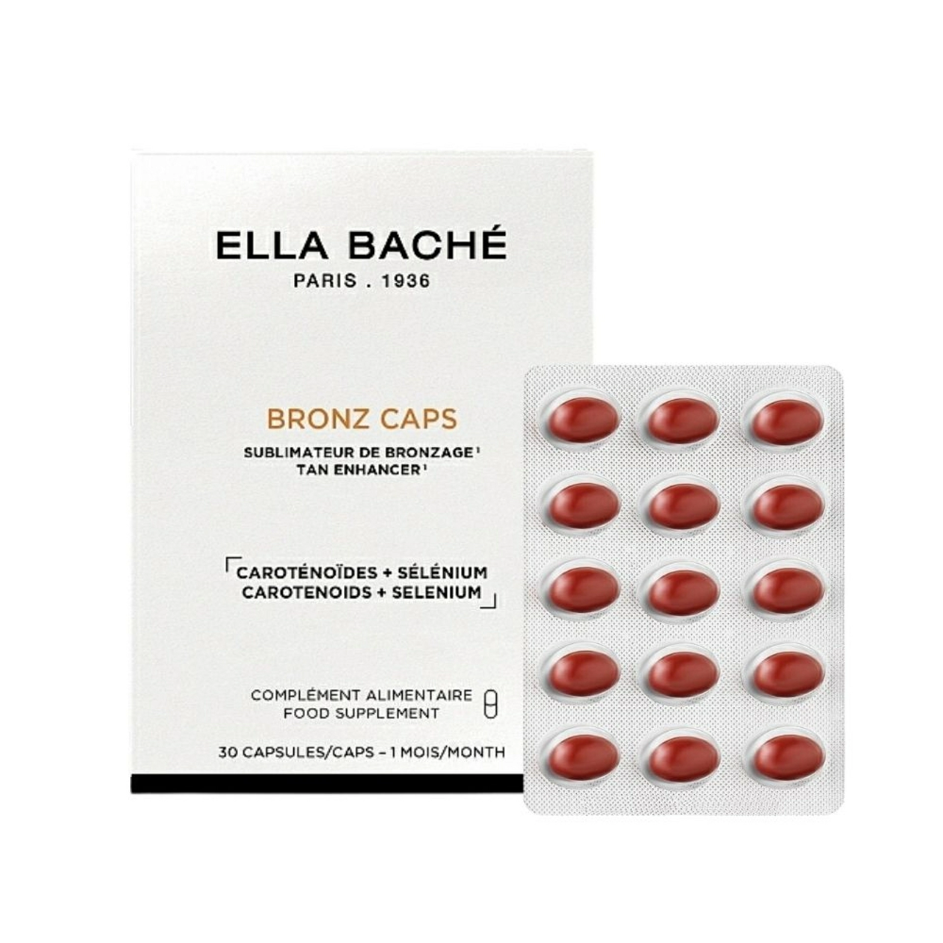 Bronz Caps | Cápsulas bronceadoras 30 cáps - Carotensun - Ella Baché ®