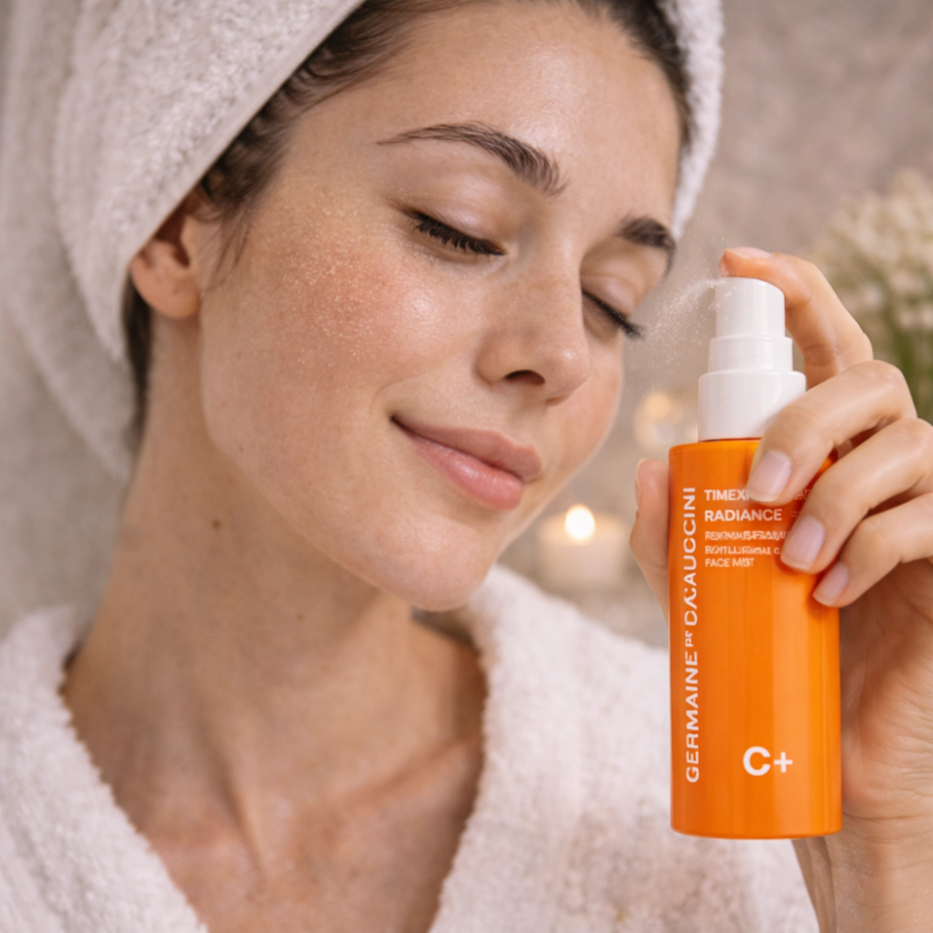 Bruma Facial Iluminadora Revitalizante 50ml - Timexpert Radiance C+ - Germaine de Capuccini ®