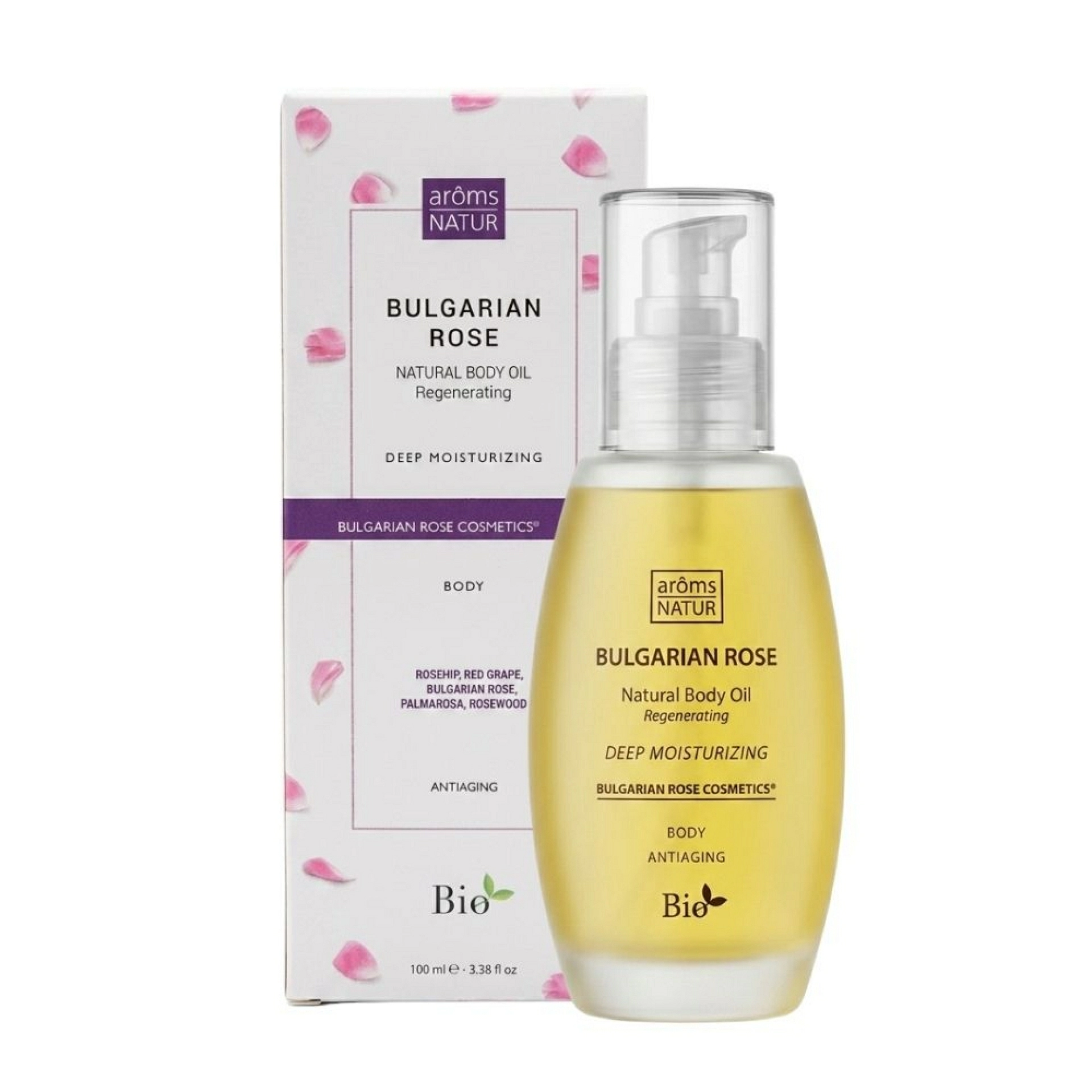 Bulgarian Rose Body Oil | Aceite corporal 100ml - Arôms Natur ®