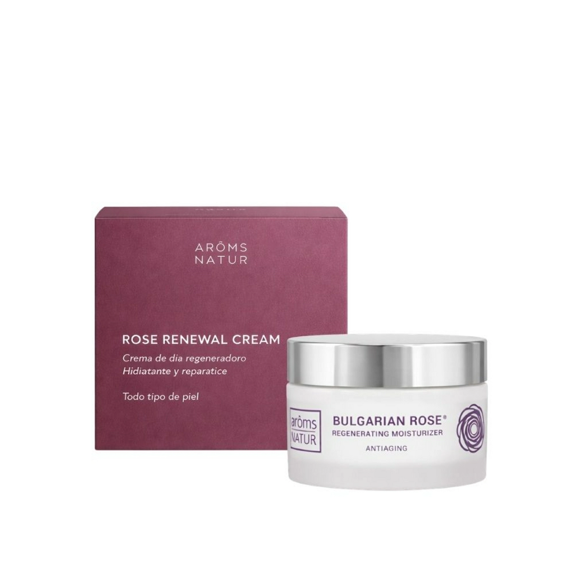 Bulgarian Rose Regenerating Moisturizer | Crema Antiedad 50 ml - Arôms Natur ®