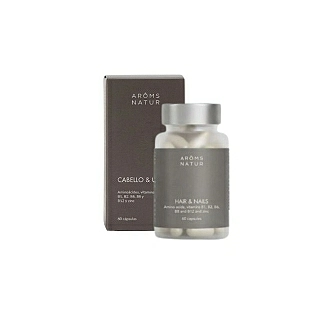 Cabello & Uñas 60 Cápsulas | Complemento Fortalecedor - Nutricosméticos - Arôms Natur ®