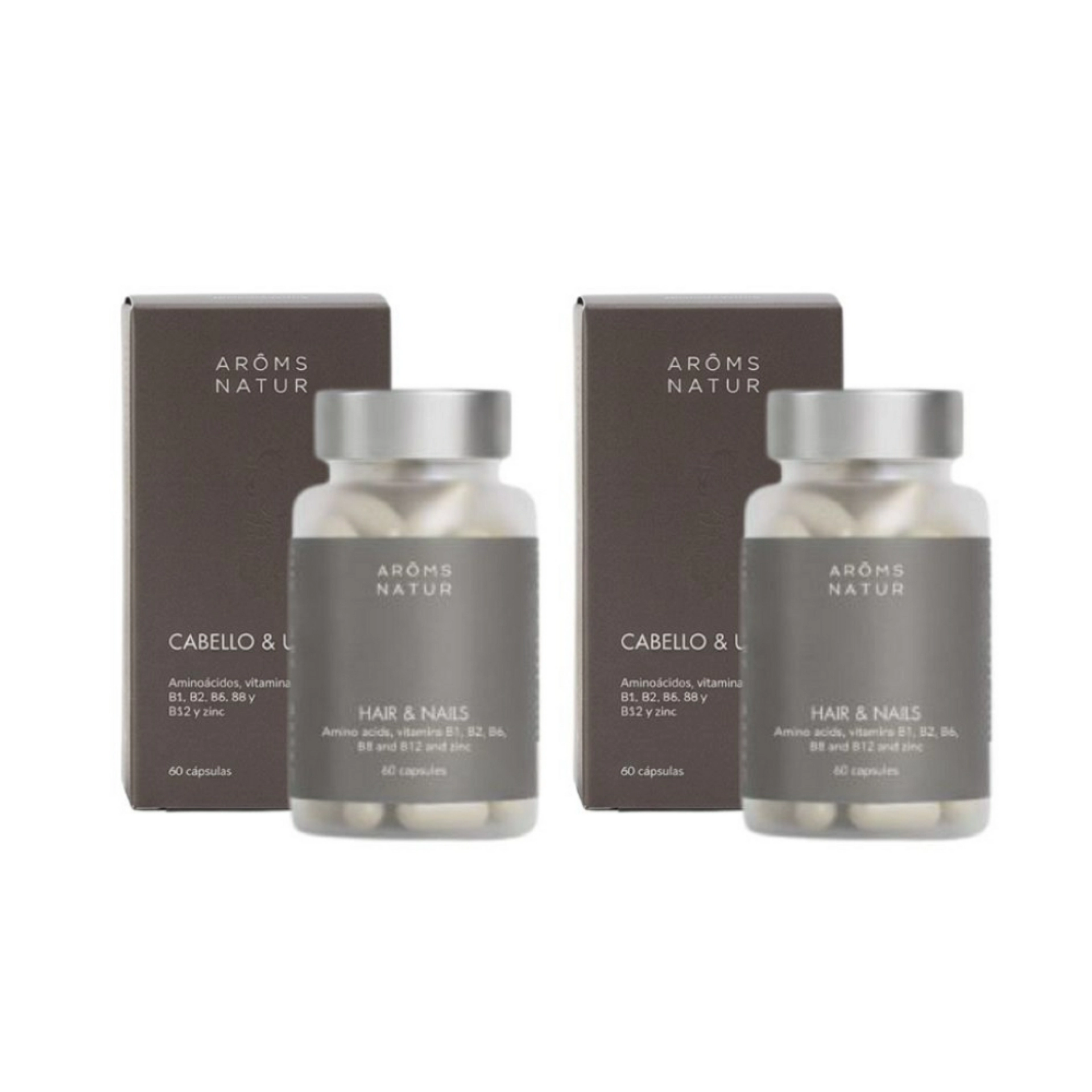 Cabello & Uñas 60 Cápsulas | Complemento Fortalecedor - Nutricosméticos - Arôms Natur ®