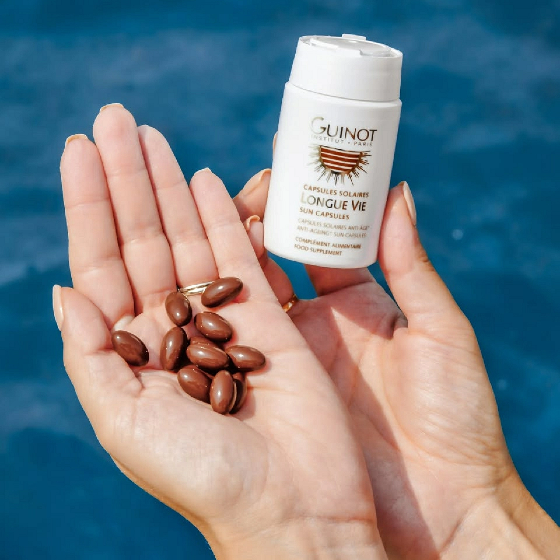 Capsules Solaires Longue Vie | Cápsulas Solares Antiedad 30 Cápsulas - Reparación - Guinot ®