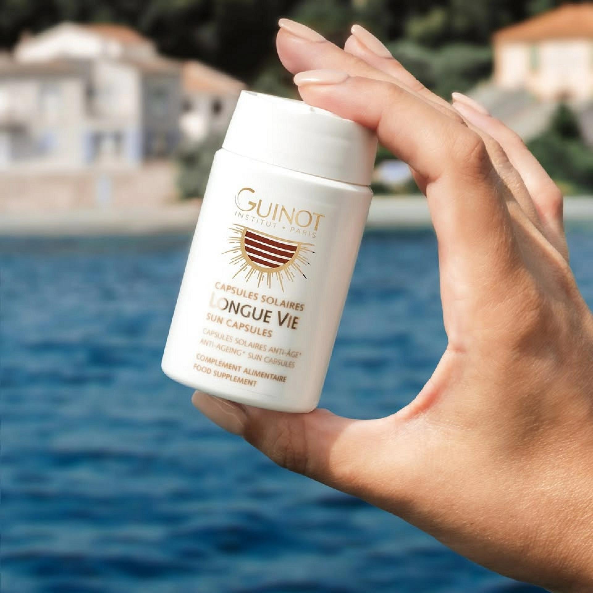 Capsules Solaires Longue Vie | Cápsulas Solares Antiedad 30 Cápsulas - Reparación - Guinot ®