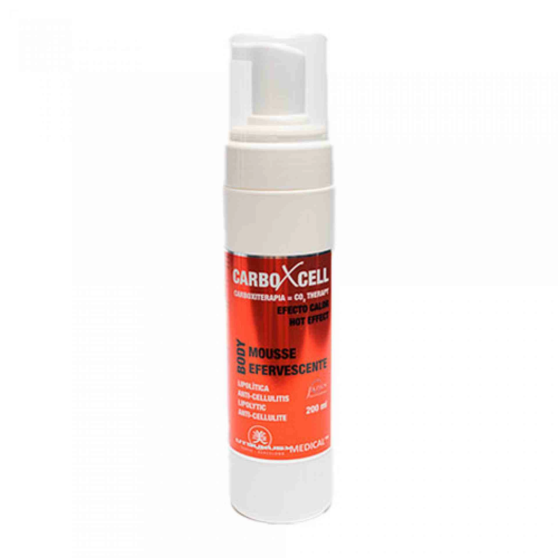 Carboxcell Efecto Calor | Mouse Anticelulítica 200ml - Carboxderm - Utsukusy ®