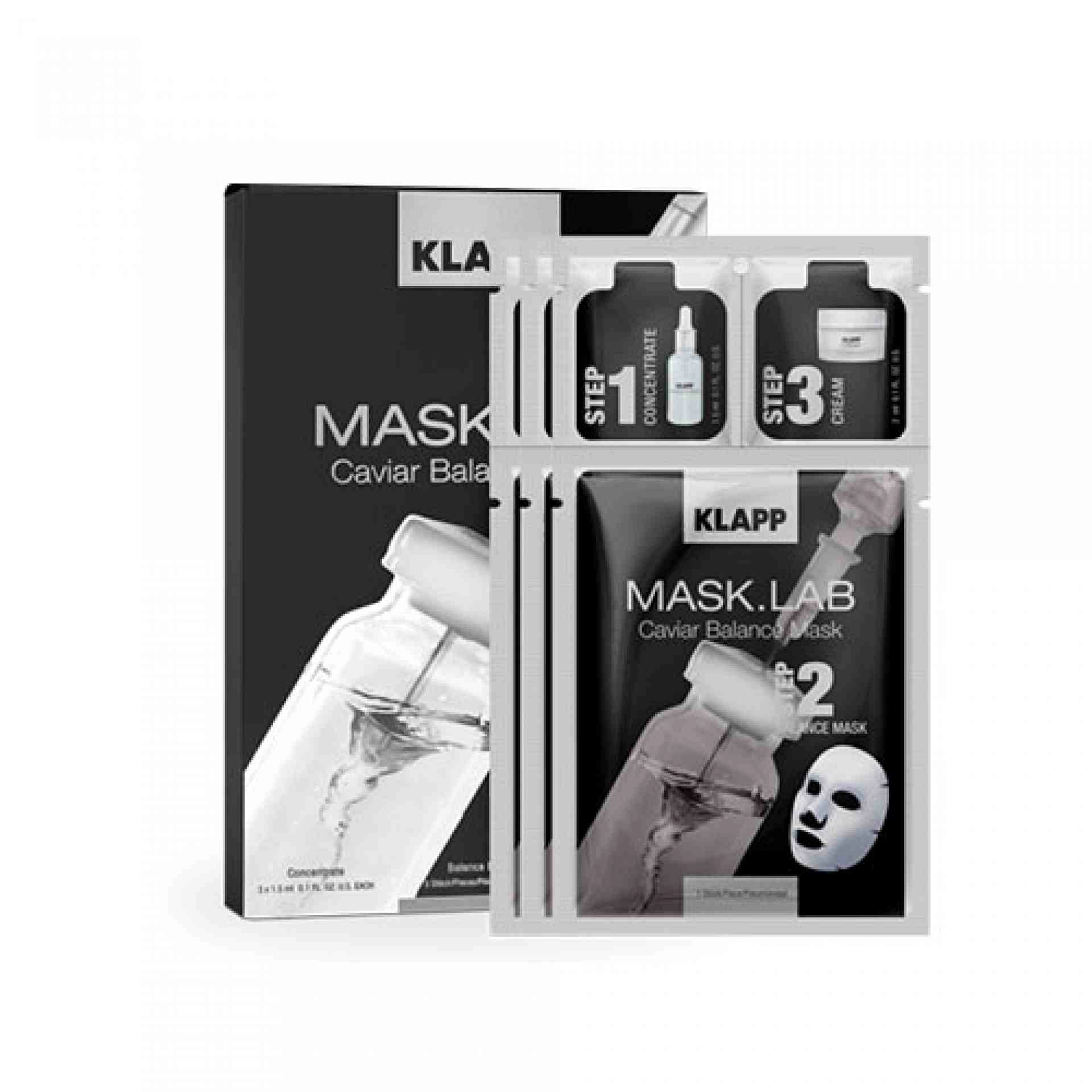 Caviar Balance Mask | 3 Tratamientos Regenerantes - Mask Lab - Klapp ®