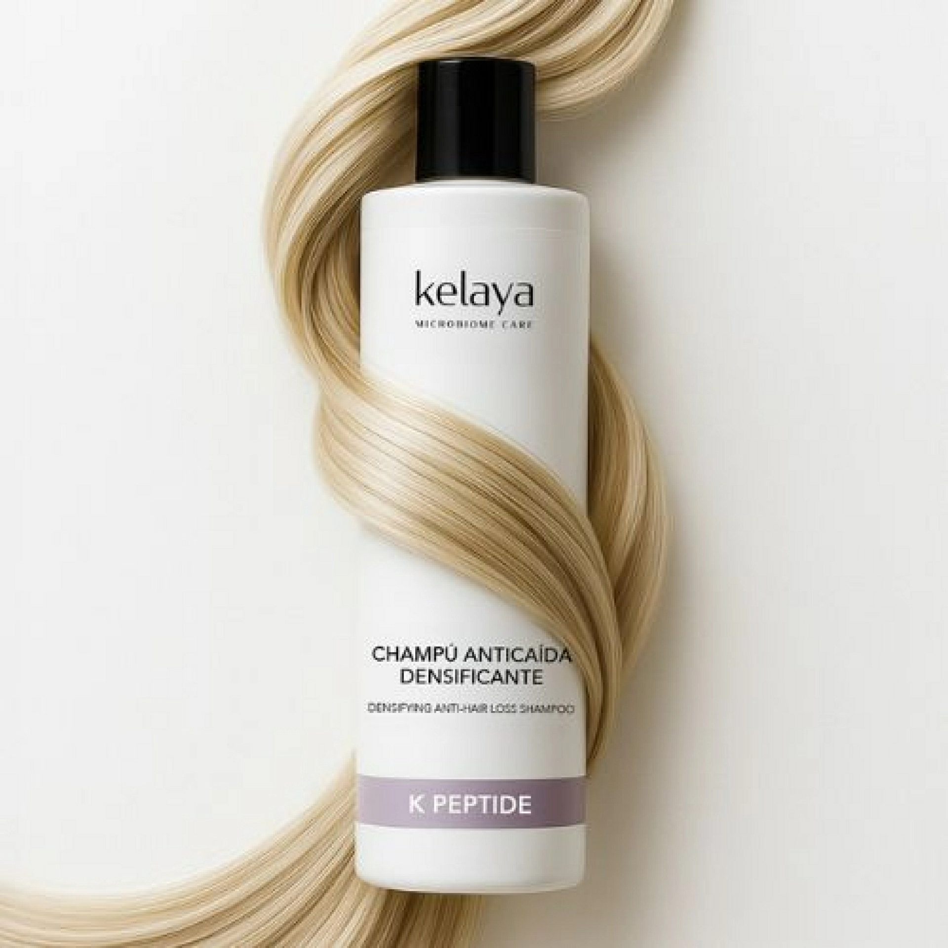 Champú Anticaída Densificante |  Champú para Incentivar el Crecimiento del Cabello 300 ml - K Peptide - Kelaya ®