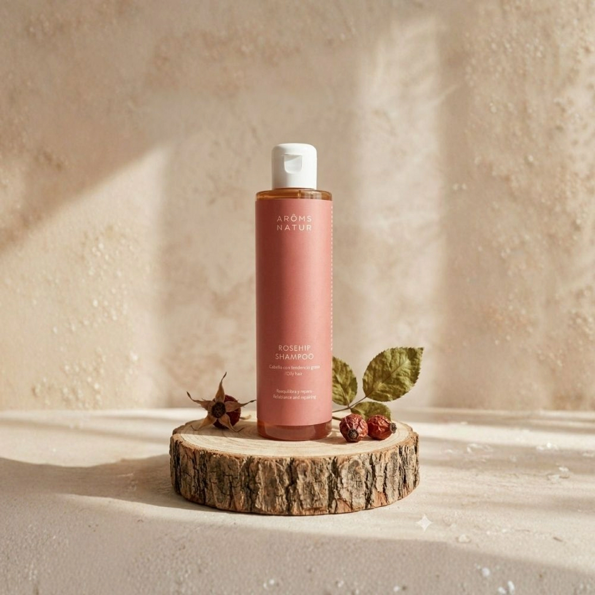 Champú Rosa Mosqueta | Champú Hidratante 200 ml - Arôms Natur ®