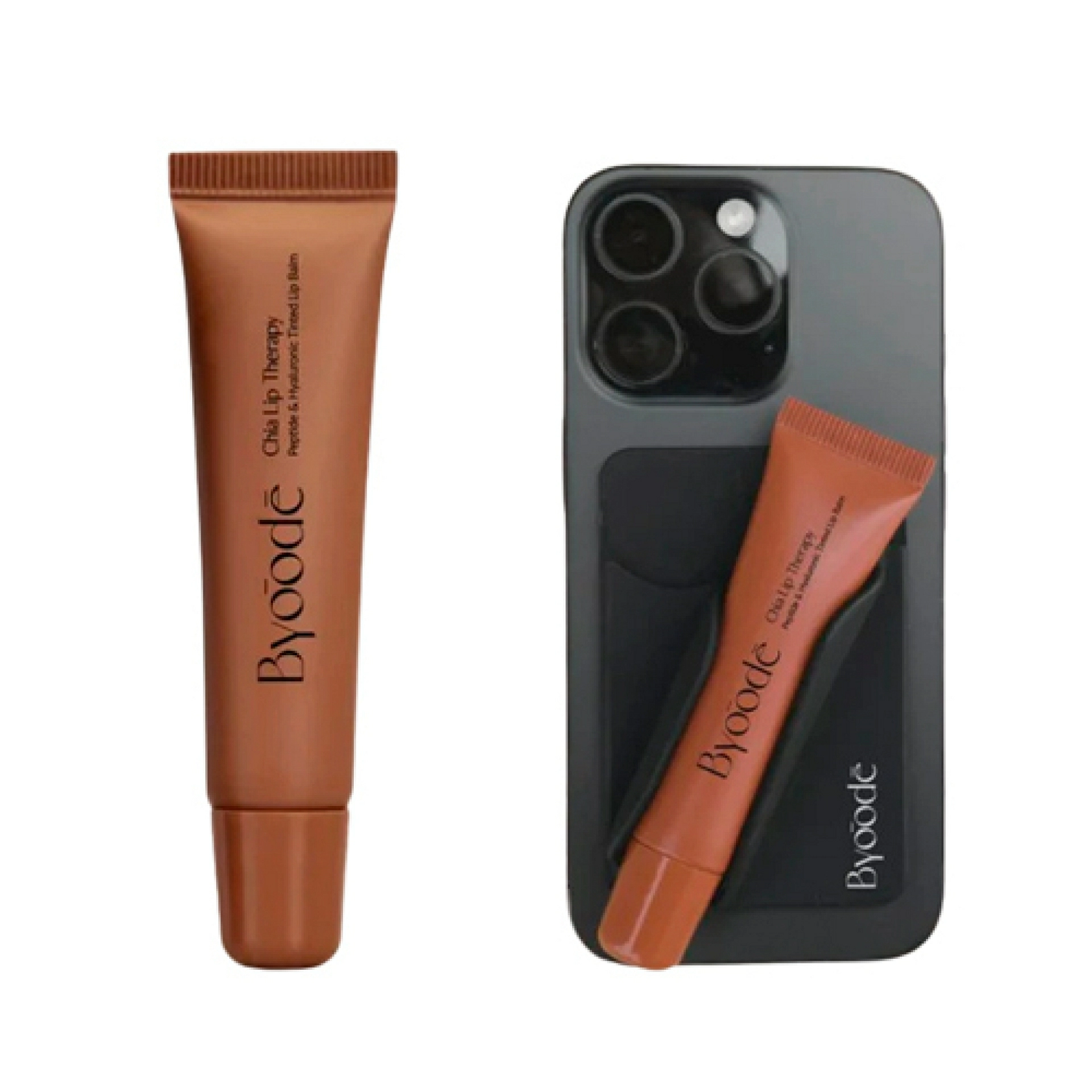 Chía Lip Therapy | Bálsamo labial hidratante con péptidos y color 15ml - Byoode ®