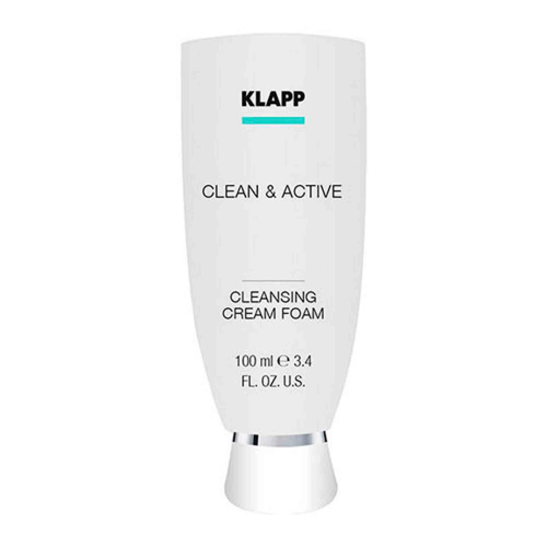 Cleansing Cream Foam | Crema Facial Limpiadora 100ml - Clean & Active - Klapp ®