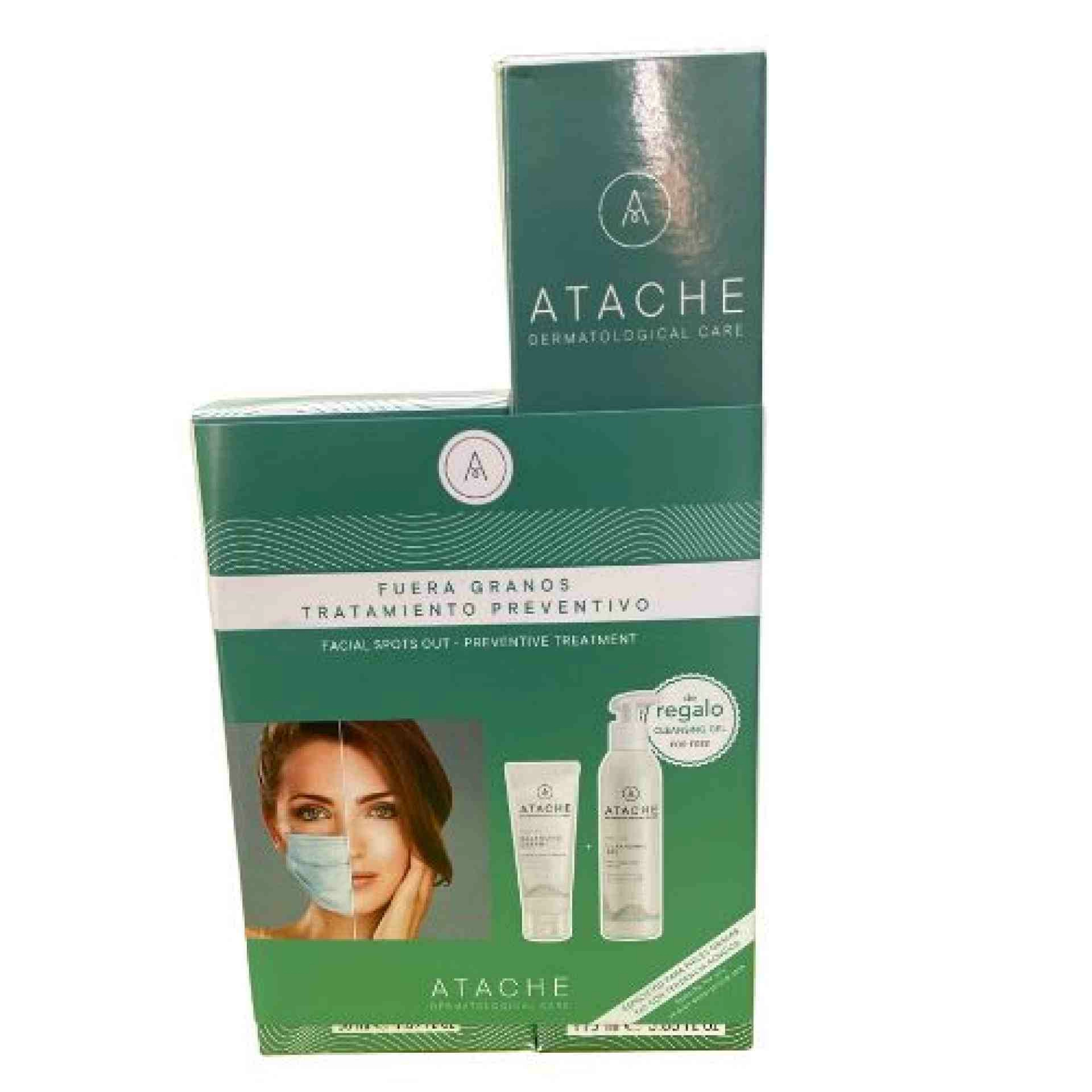 Cleansing Gel + Balancing Cream I | Gel Regulador 15 ml + Crema purificante 50 ml | Atache ®