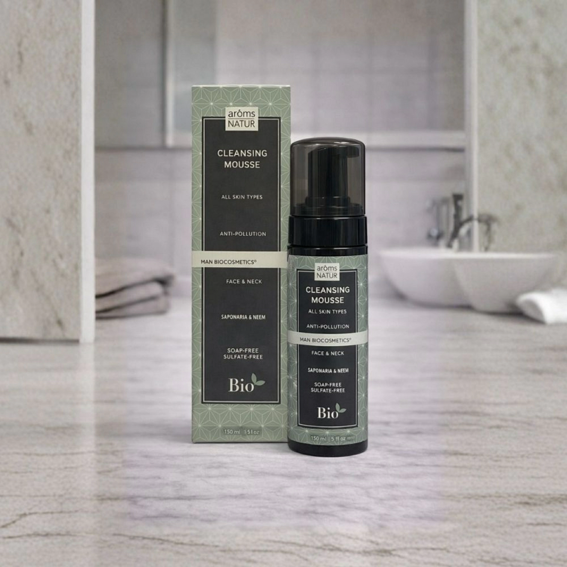 Cleansing Mousse - Mousse Limpiadora para Hombre - MEN - Arôms Natur ®