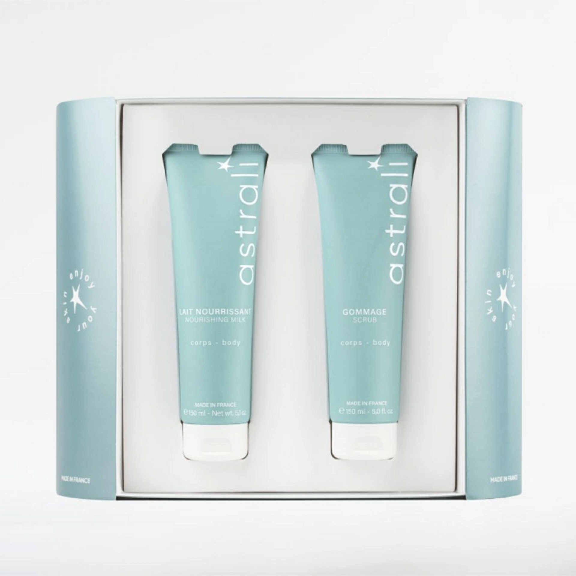 Coffret Corps Drainant | Set corporal drenante: Leche corporal + Gel dinamizante - Astrali ®