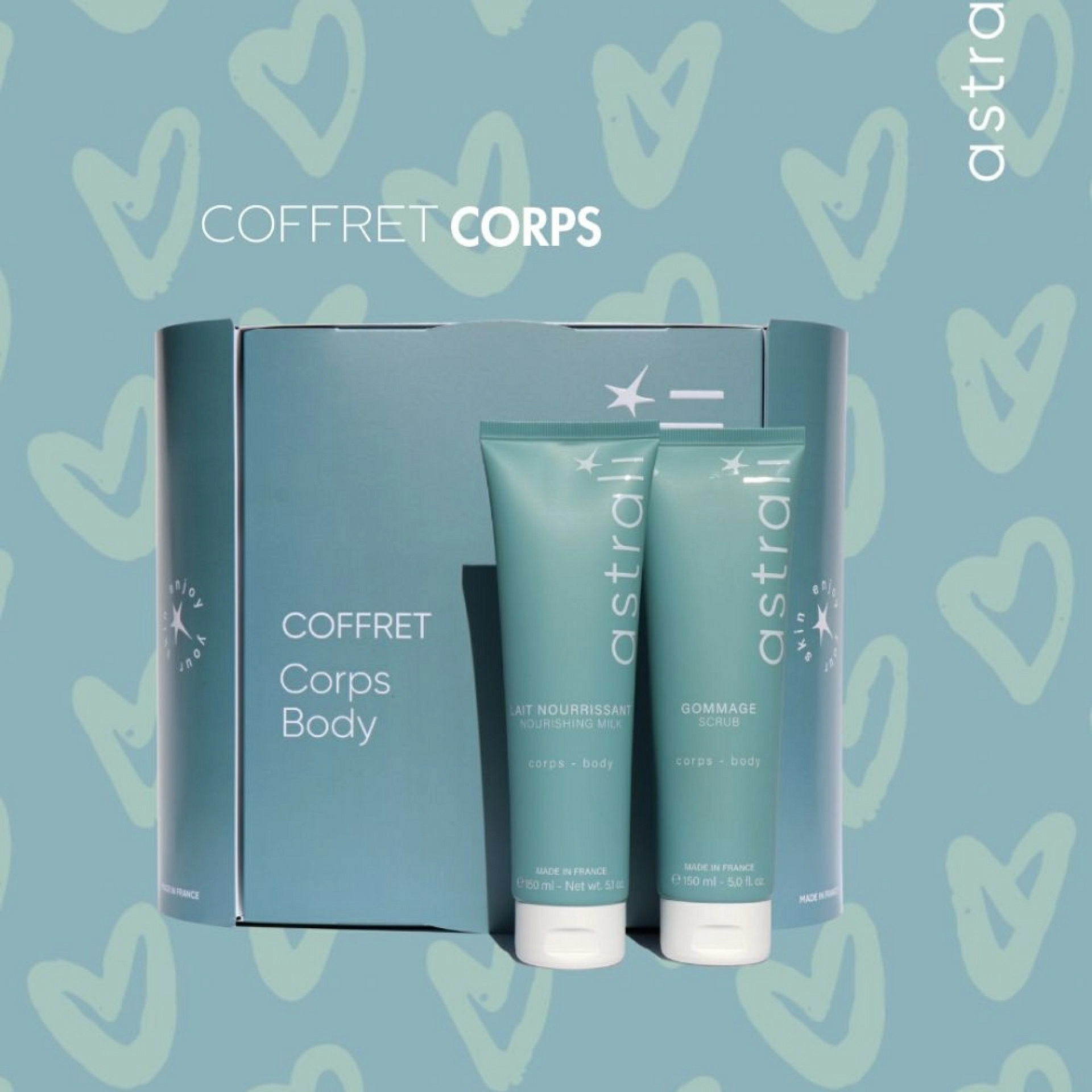 Coffret Corps Régénerant | Set corporal regenerador: Leche + Exfoliante corporal - Astrali ®