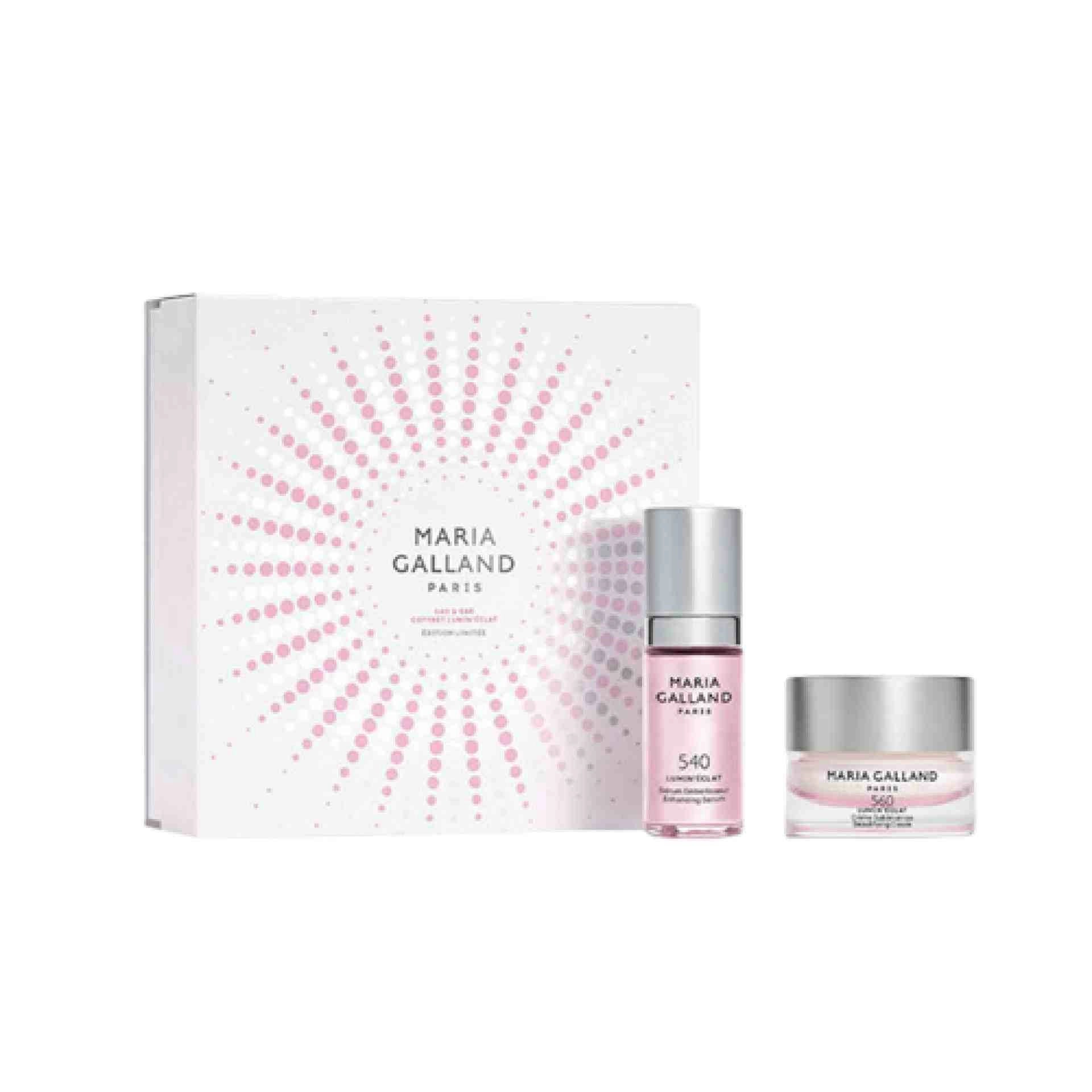 Coffret Lumin' Éclat | 540 Serum + 560 Crème - Maria Galland ®