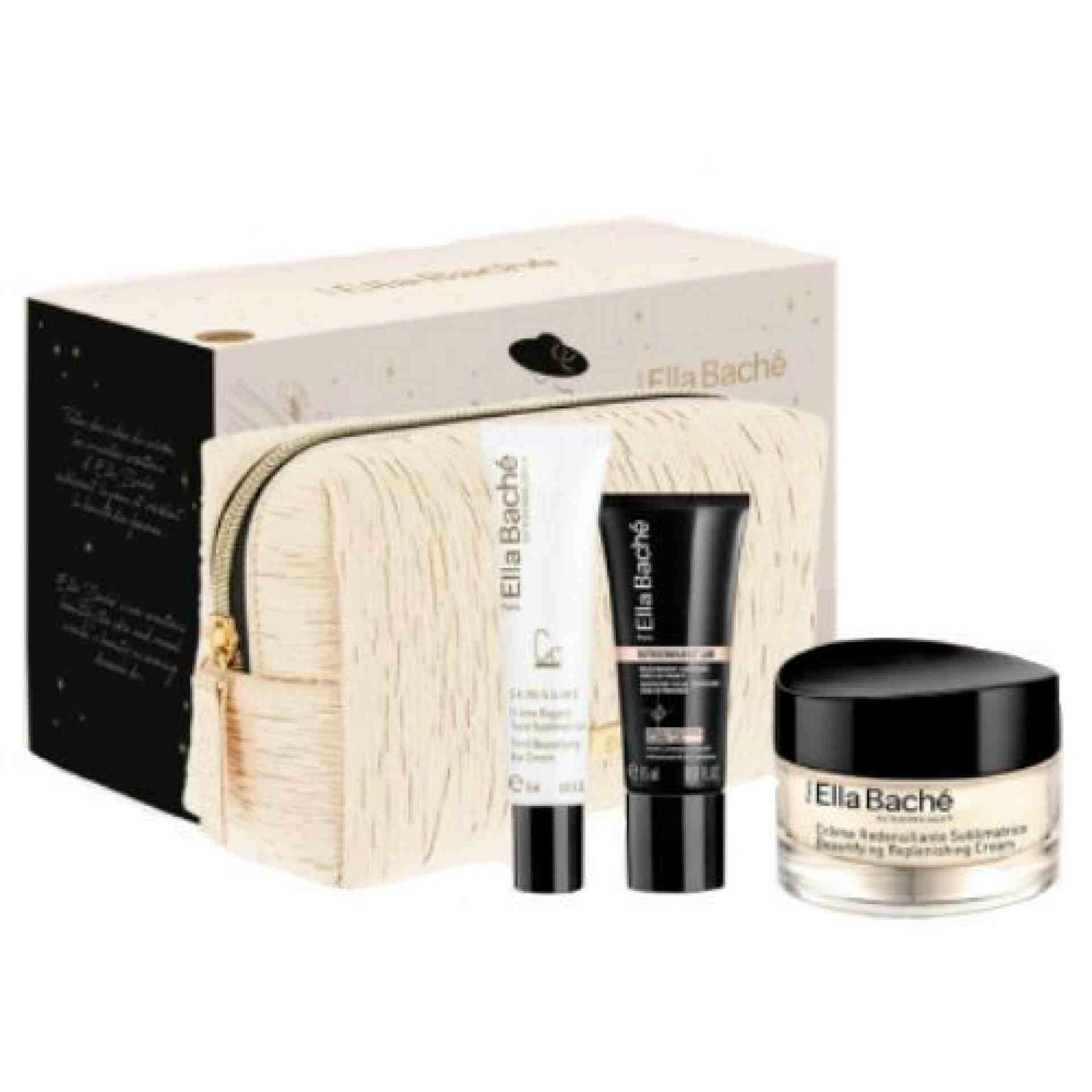 Cofre Antiedad: Crema 50 ml + Crema Contorno de Ojos 15 ml + Serum 15 ml + Neceser de regalo | Ella Baché ®