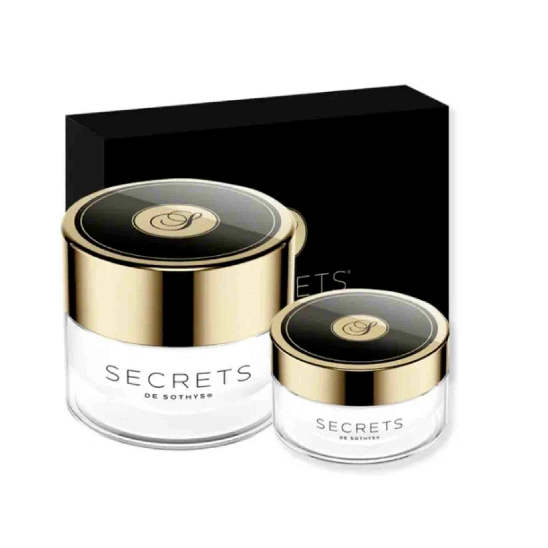 Cofre Dorado Secrets | La Crème Jeunesse Premium 50ml + La Crème Yeux-Lèvres 15ml - Sothys ®