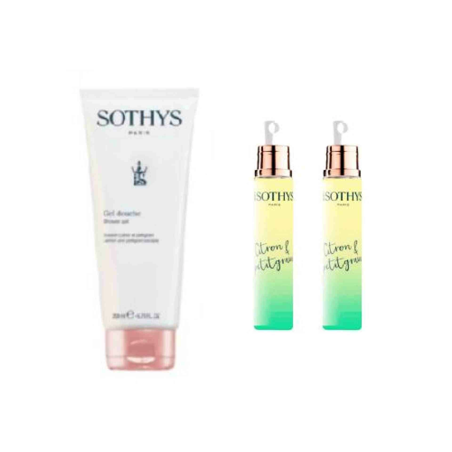 Cofre Especial: Eau parfumée 2 x 15 ml + Gel douche tonifiant 75 ml - Sothys ®