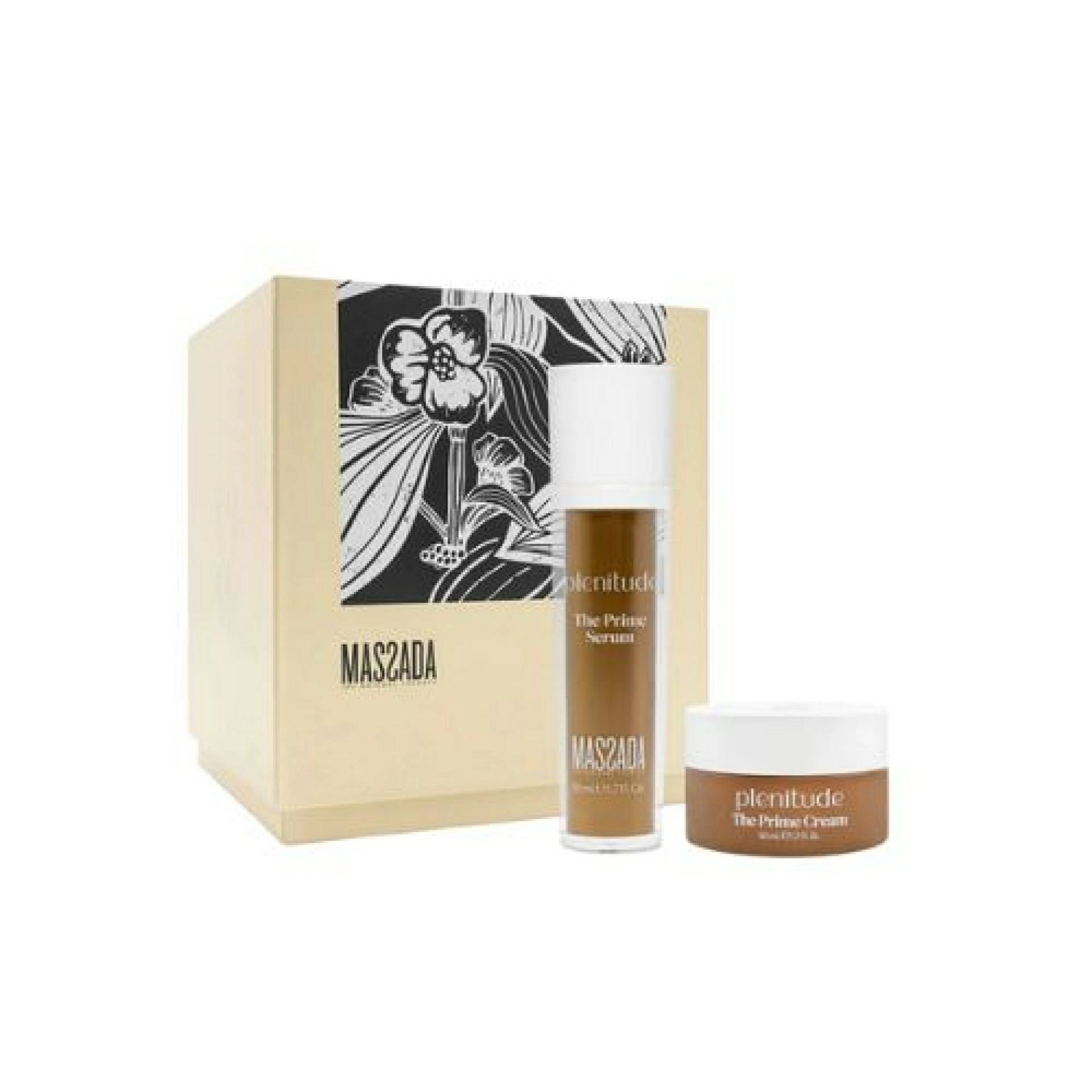 Cofre Navidad 2025 Plenitude | Sérum redensificador 50 ml + Crema reafirmante 50 ml – Massada ®