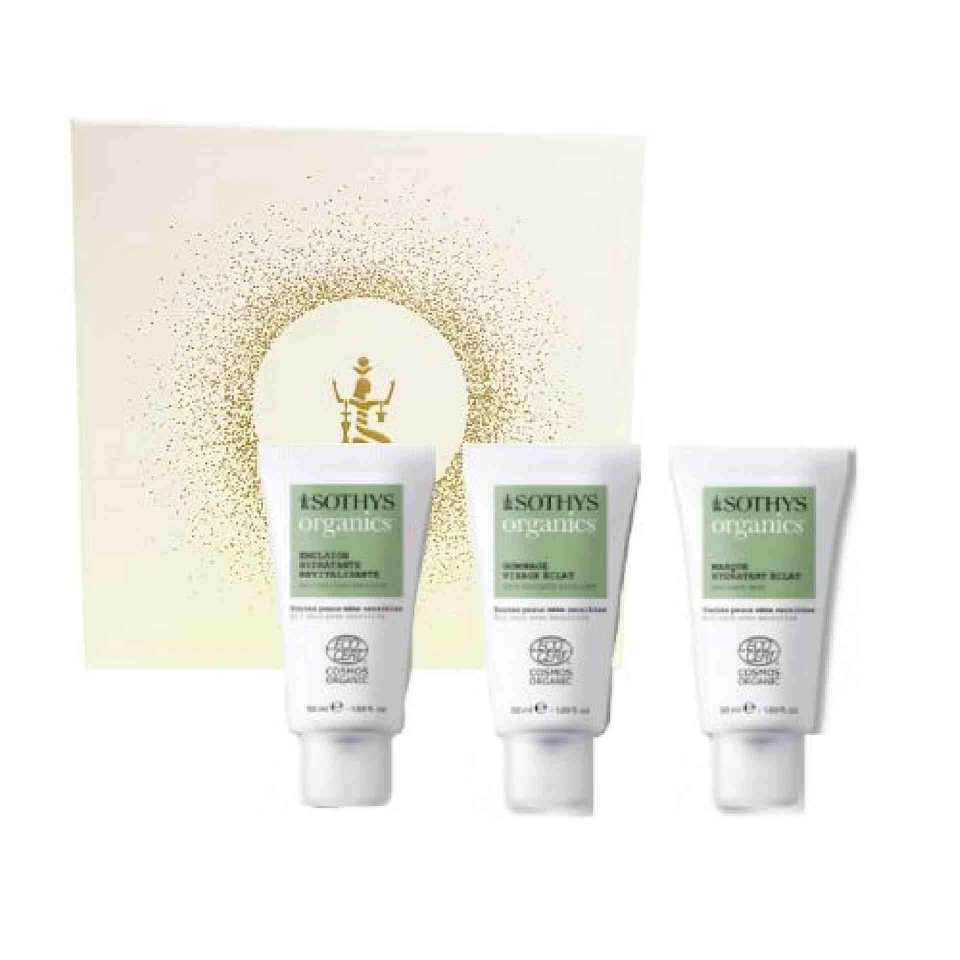 Cofre Organics: Exfoliante 50ml + Emulsion 50ml + Mascarilla 50ml | Organics - Sothys ®