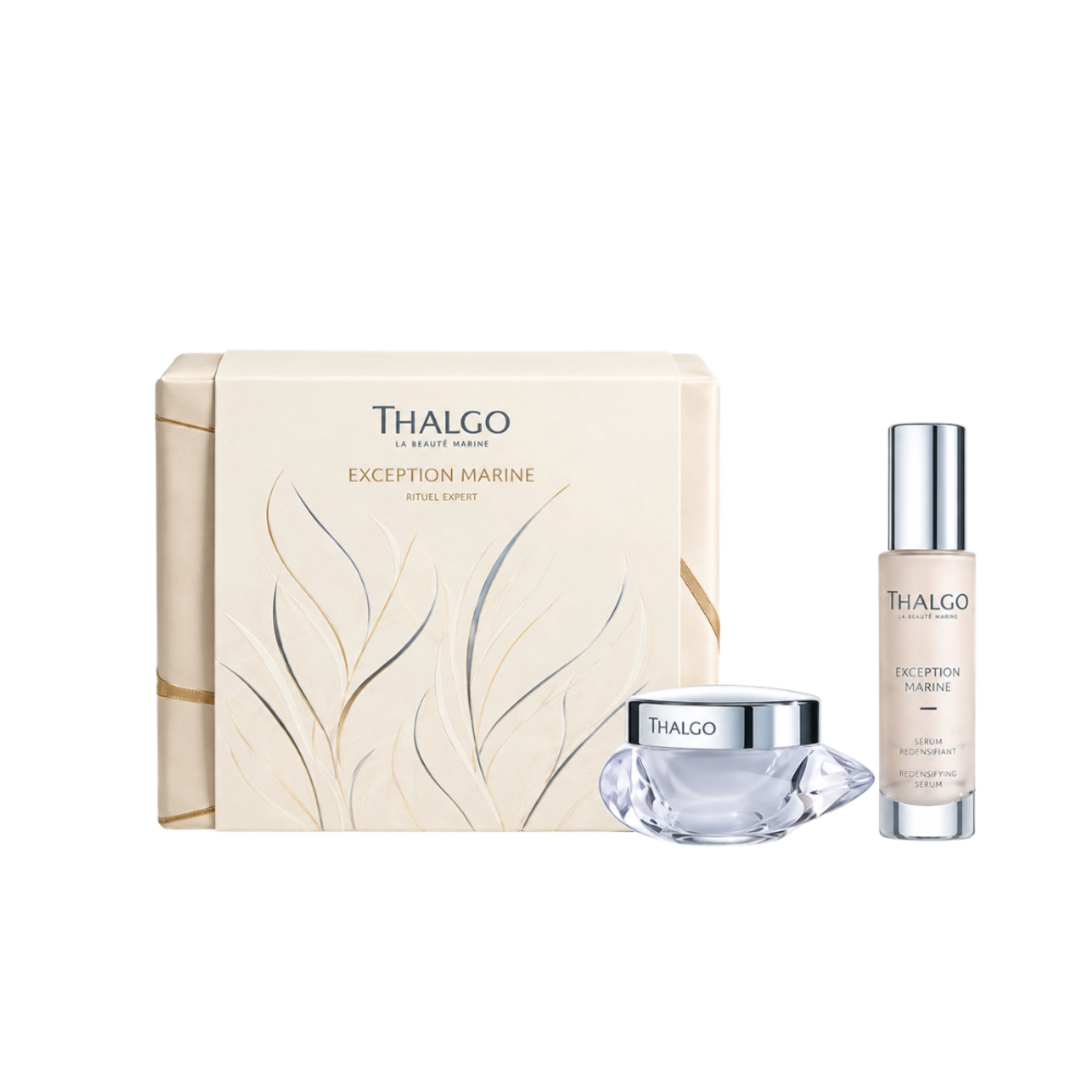 Cofre Redensificante | Crème Riche Redensifiante 50ml + Sérum Redensifiant Intensif 30ml - Exception Marine - Thalgo ®