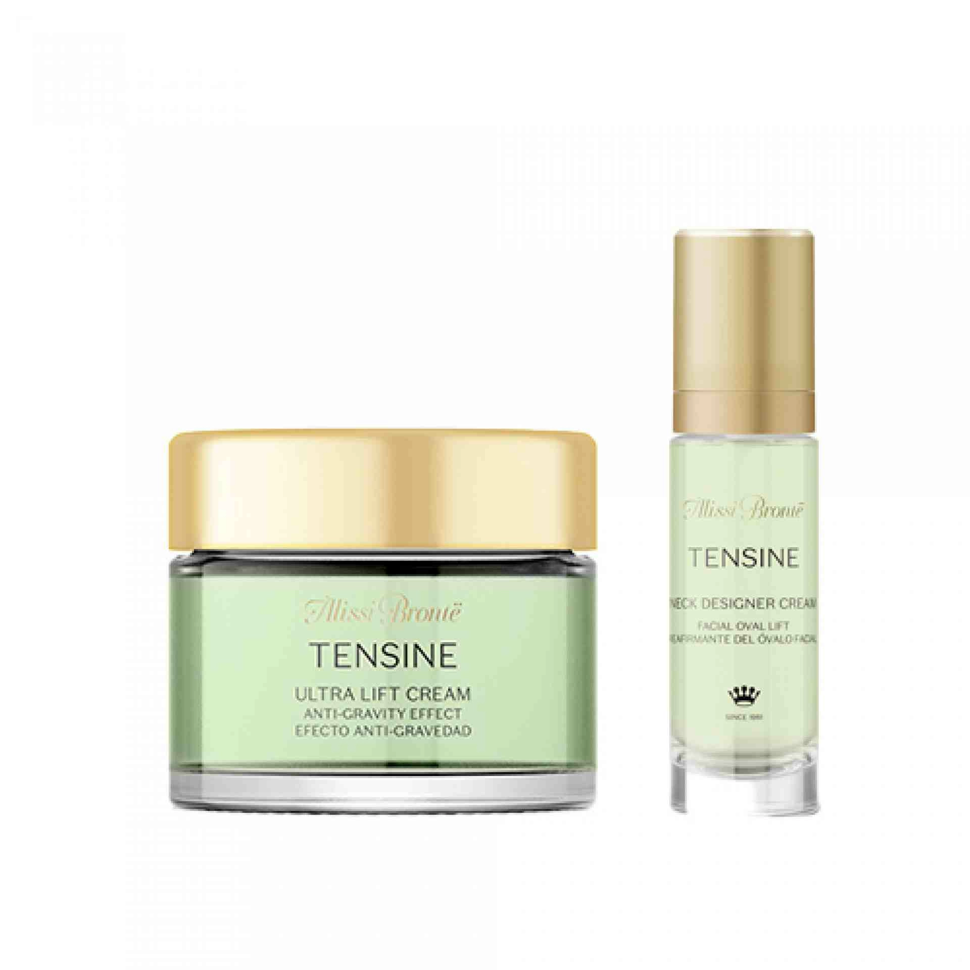 Cofre Tensine | Ultra Lift Cream 50ml y Neck Designer Cream 30ml - Reafirmante - Alissi Brontë ®