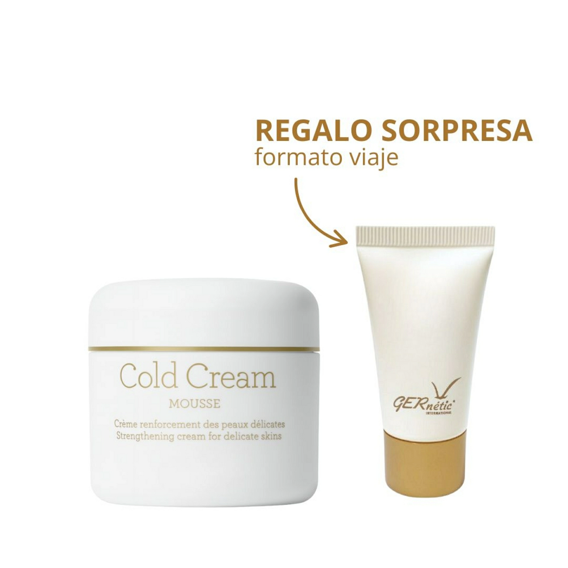 Cold Cream Mousse | Crema de refuerzo para pieles delicadas 50 ml - Gernetic ®