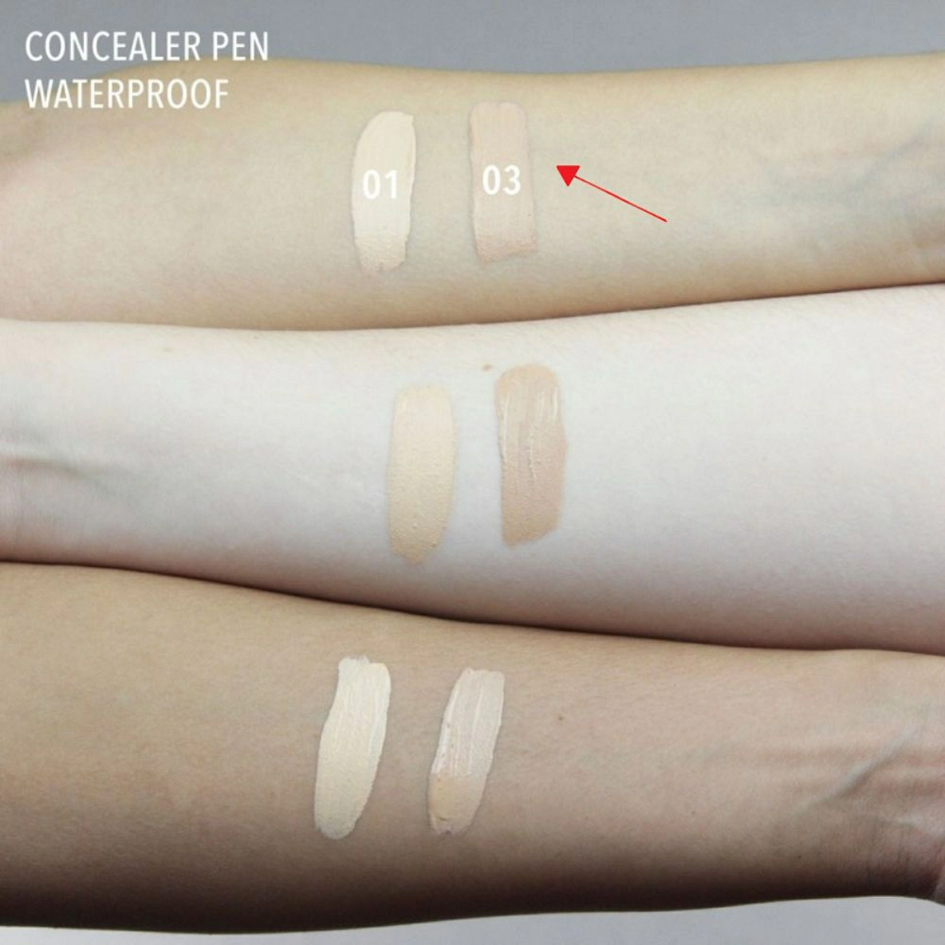 Concealer pen waterproof 03 medium beige | Corrector con pincel waterproof 2,5 gr - Jorge de la Garza ®