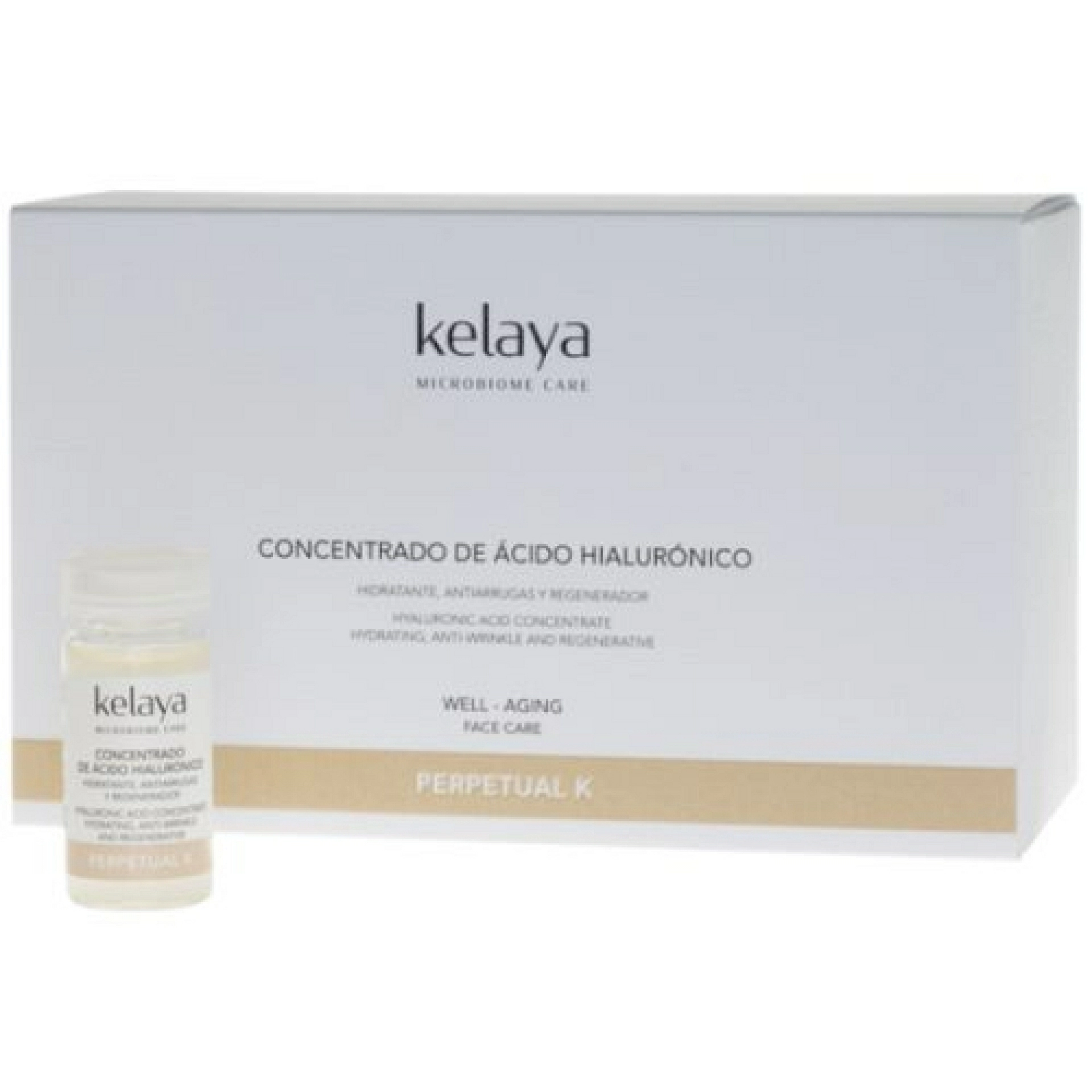 CONCENTRADO DE ÁCIDO HIALURÓNICO Hidratante, antiarrugas y regenerador 6x10 ml - Perpetual K - Kelaya ®