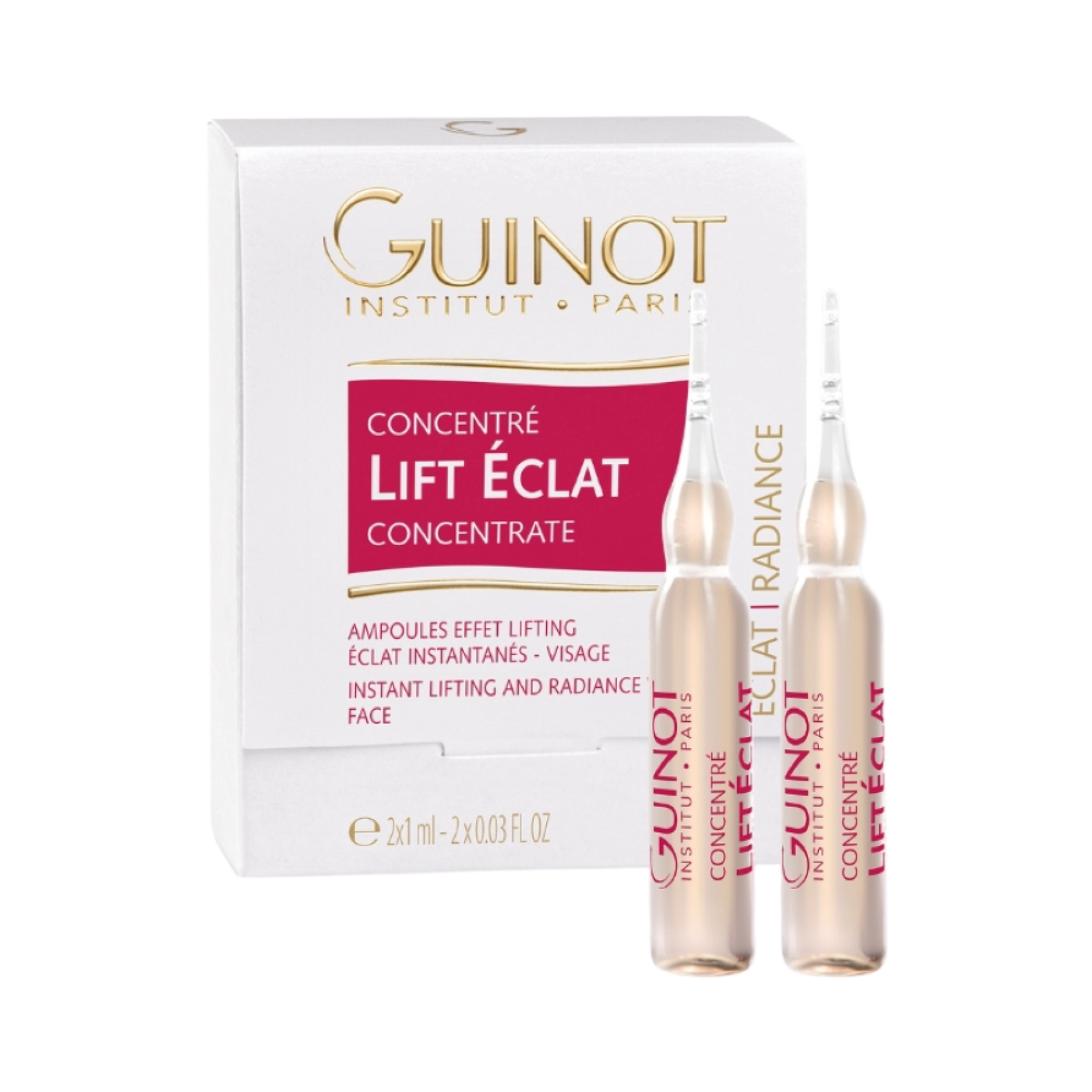 Concentré Lift Éclat | Ampollas Reafirmantes 2x1ml - Guinot ®
