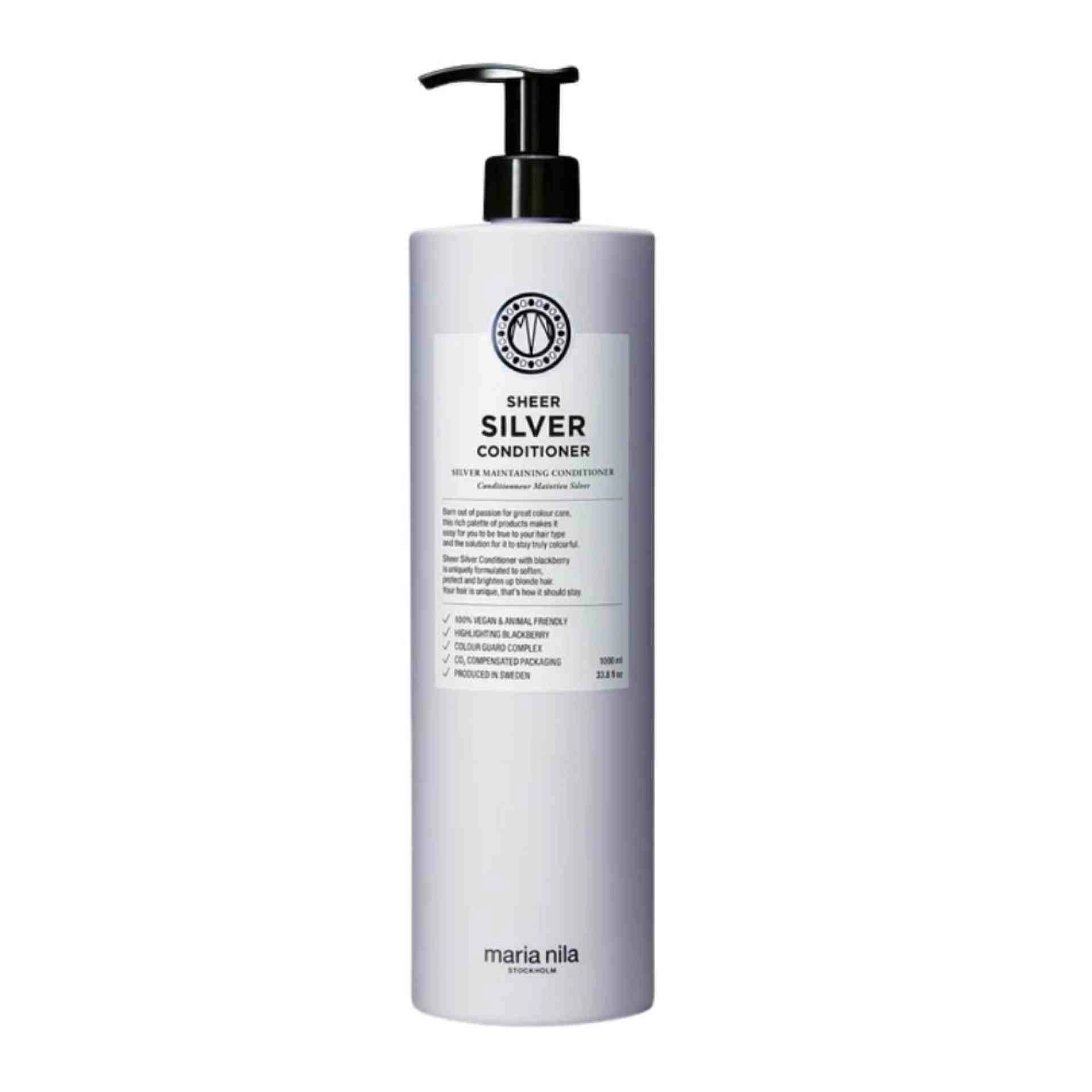 Conditioner | Acondicionador Matizador para Cabellos Rubios y Grises - Sheer Silver - Maria Nila ®