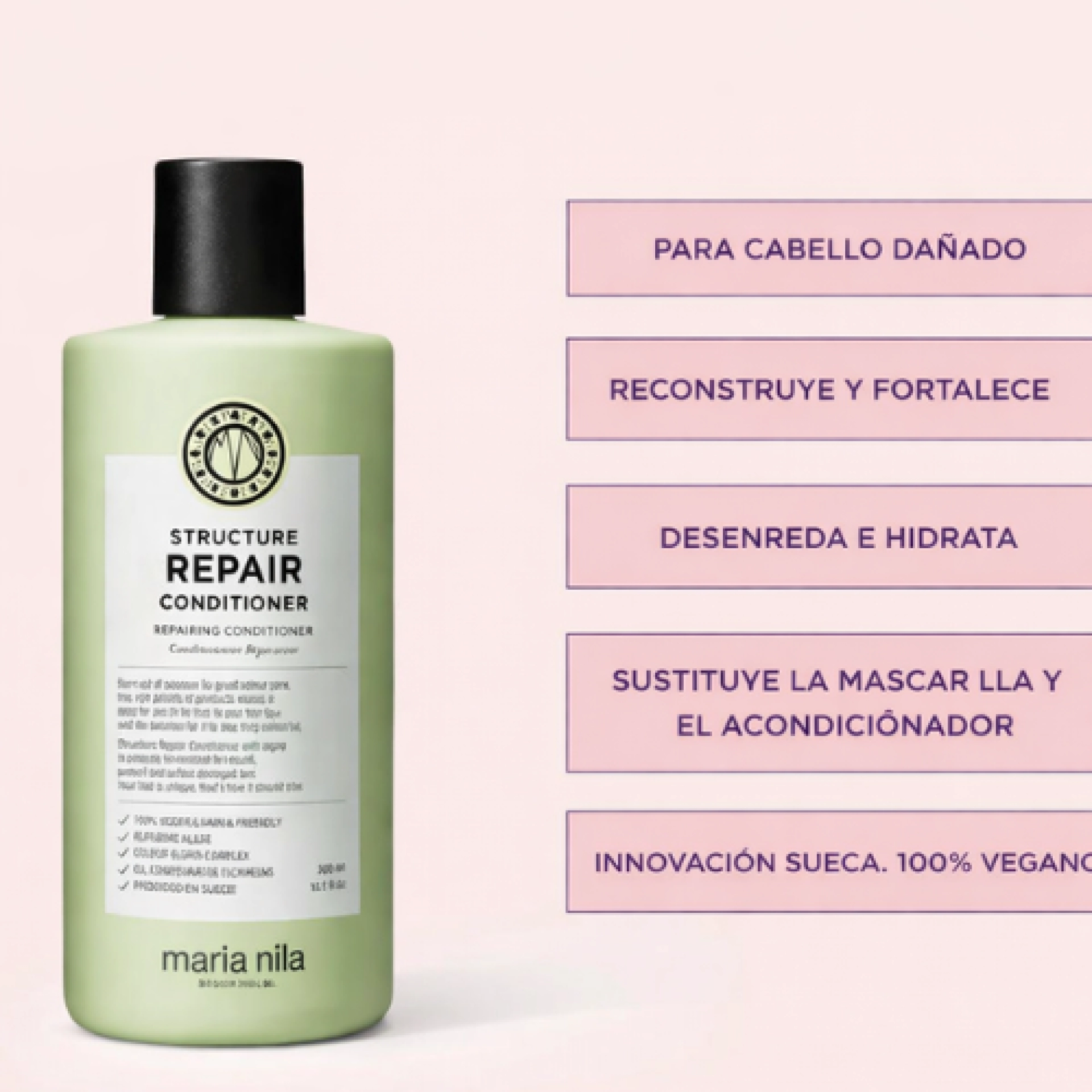 Conditioner | Acondicionador Reparador para Cabello Dañado - Structure Repair - Maria Nila ®