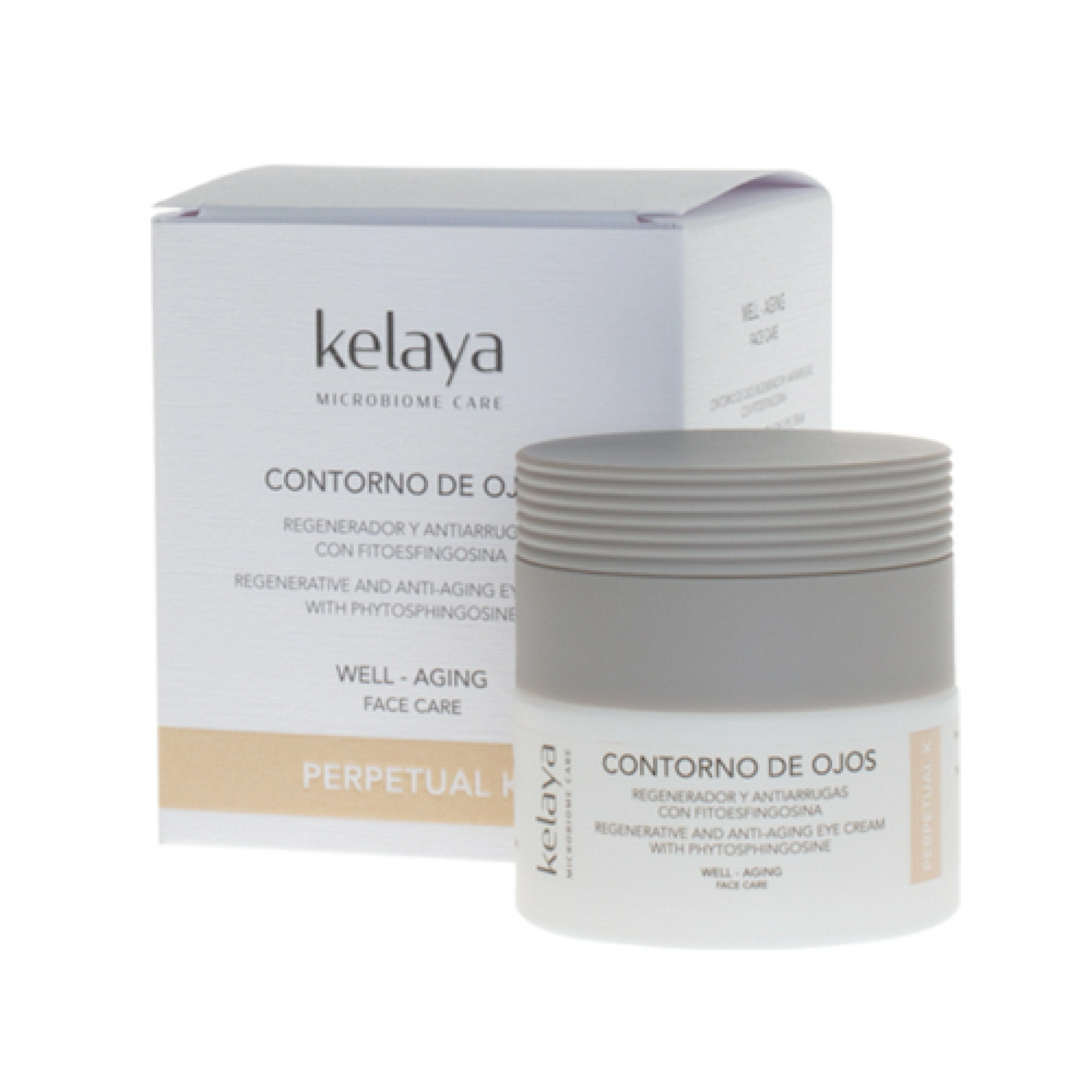 Contorno de Ojos Regenerador |  Contorno Antiarrugas con Fitoesfingosina 30 ml - Perpetual K - Kelaya ®