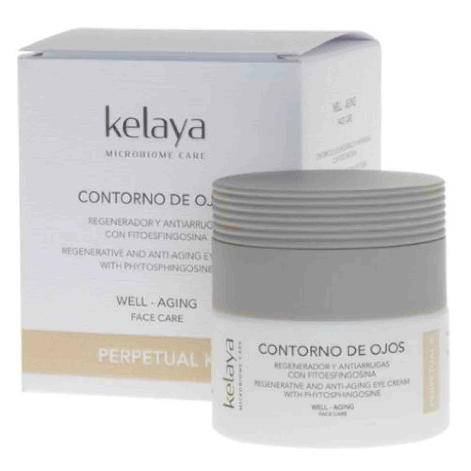 CONTORNO DE OJOS Regenerador y antiarrugas con fitoesfingosina 30ml - Perpetual K - Kelaya ®