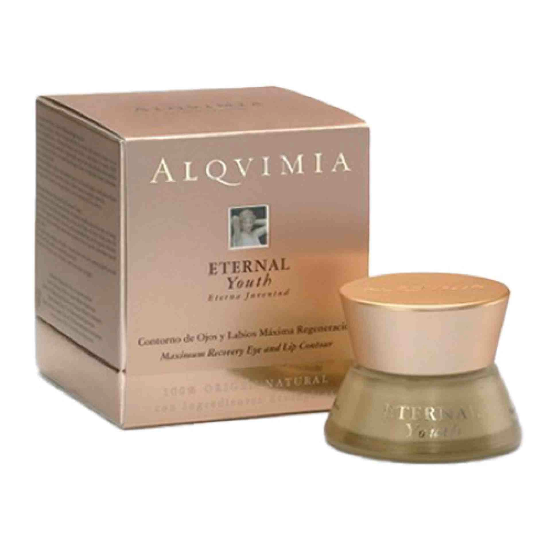 Contorno de Ojos y Labios Máxima Regeneración I Crema iluminadora 15ml - Eternal Youth - Alqvimia ®