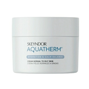 Cream Normal to Oily Skin | Crema Pieles Normales a Grasas 50ml - Hydration & Calm Balance - Aquatherm - Skeyndor ®